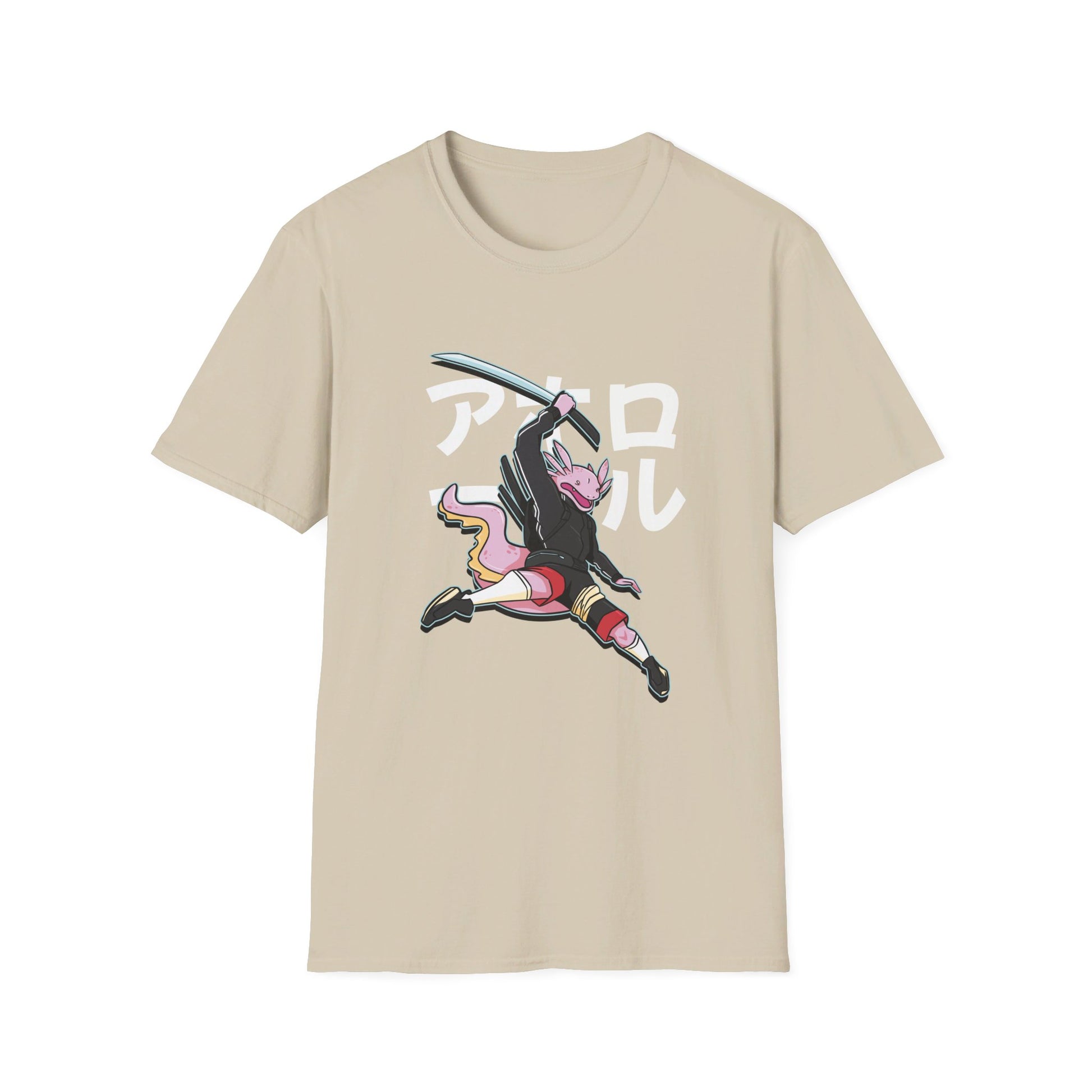 Axolotl - Warrior Animals - Front Design - Premium Bio Unisex T-Shirt - Pure Face Streetwear