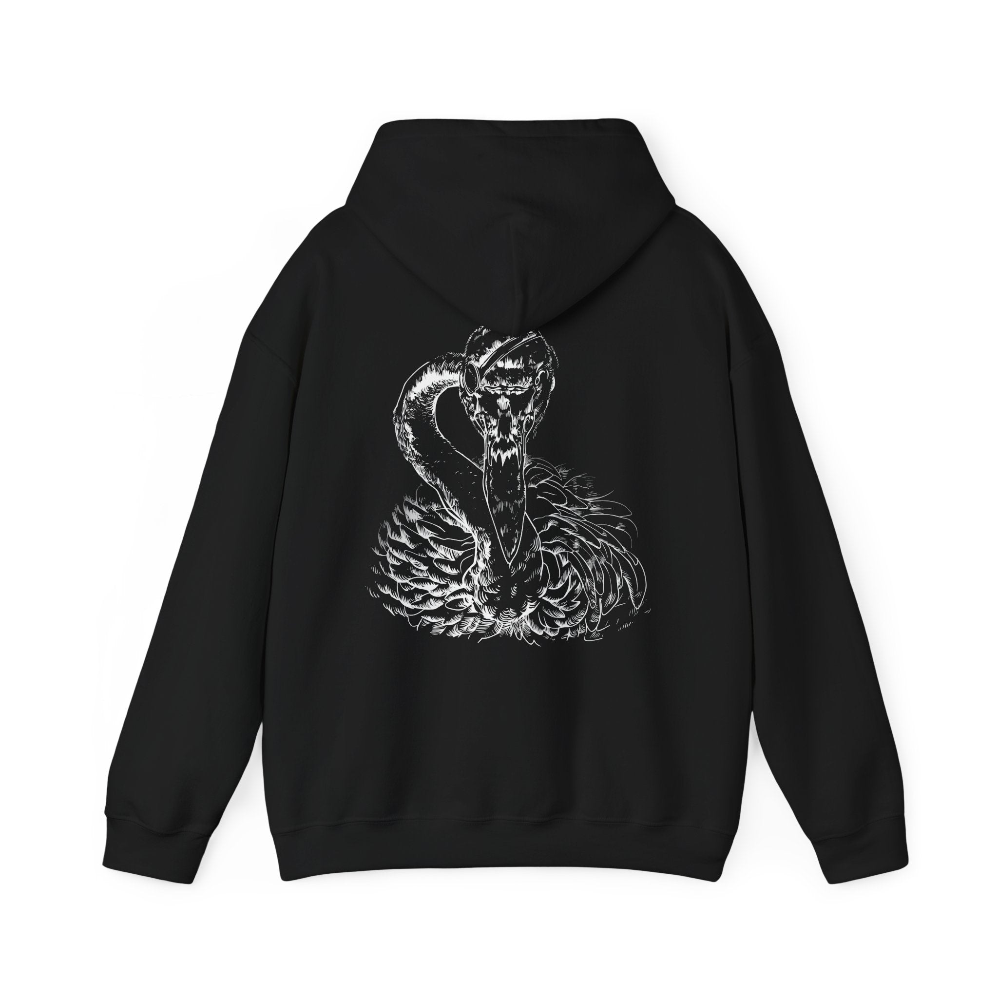 Eyepatch Flamingo - Animals with Eye Patch - Unisex Hoodie