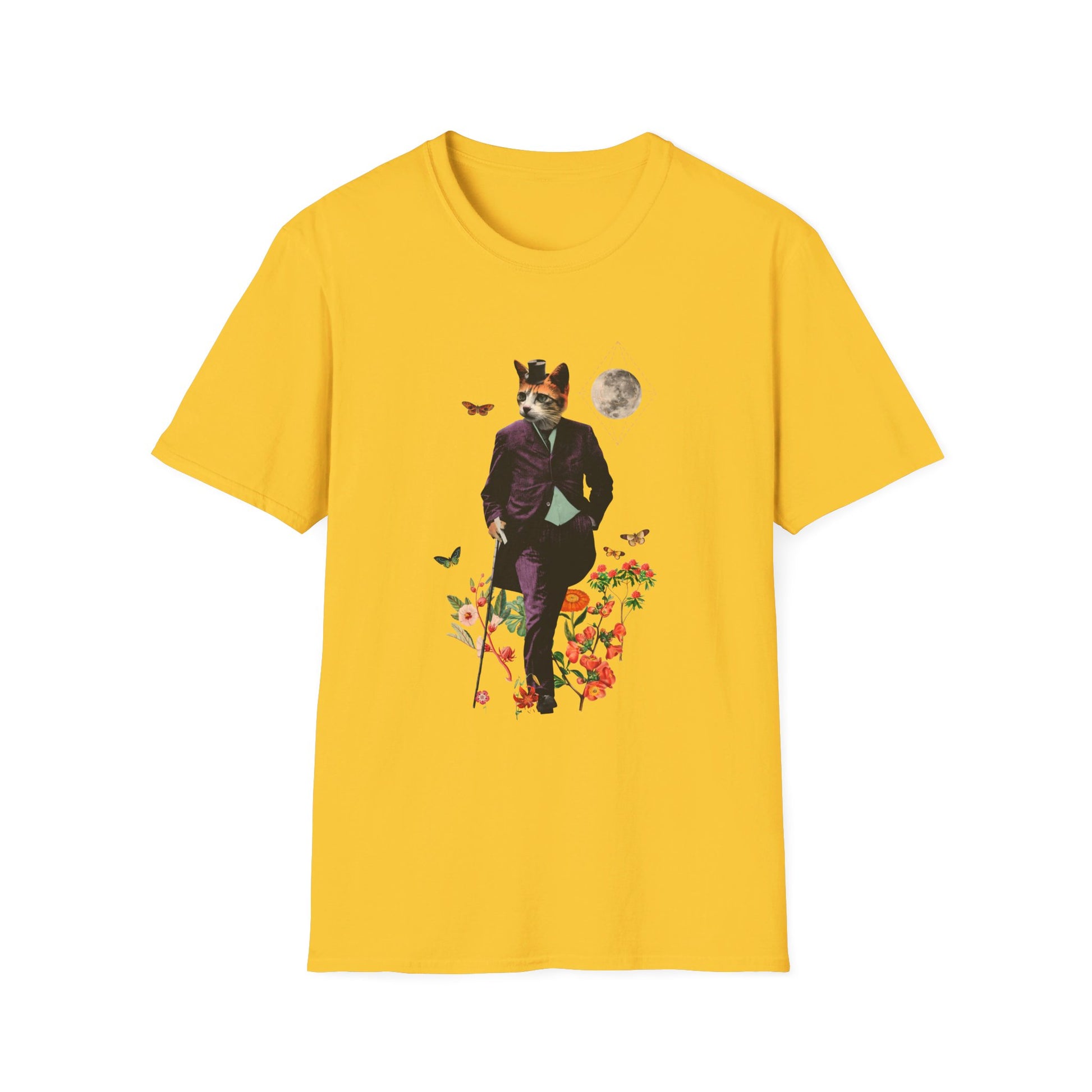 Cat - Animal Human - Front Design - Premium Bio Unisex T-Shirt - Pure Face Streetwear