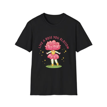 Rose Girl - Floral Children - Unisex T-Shirt