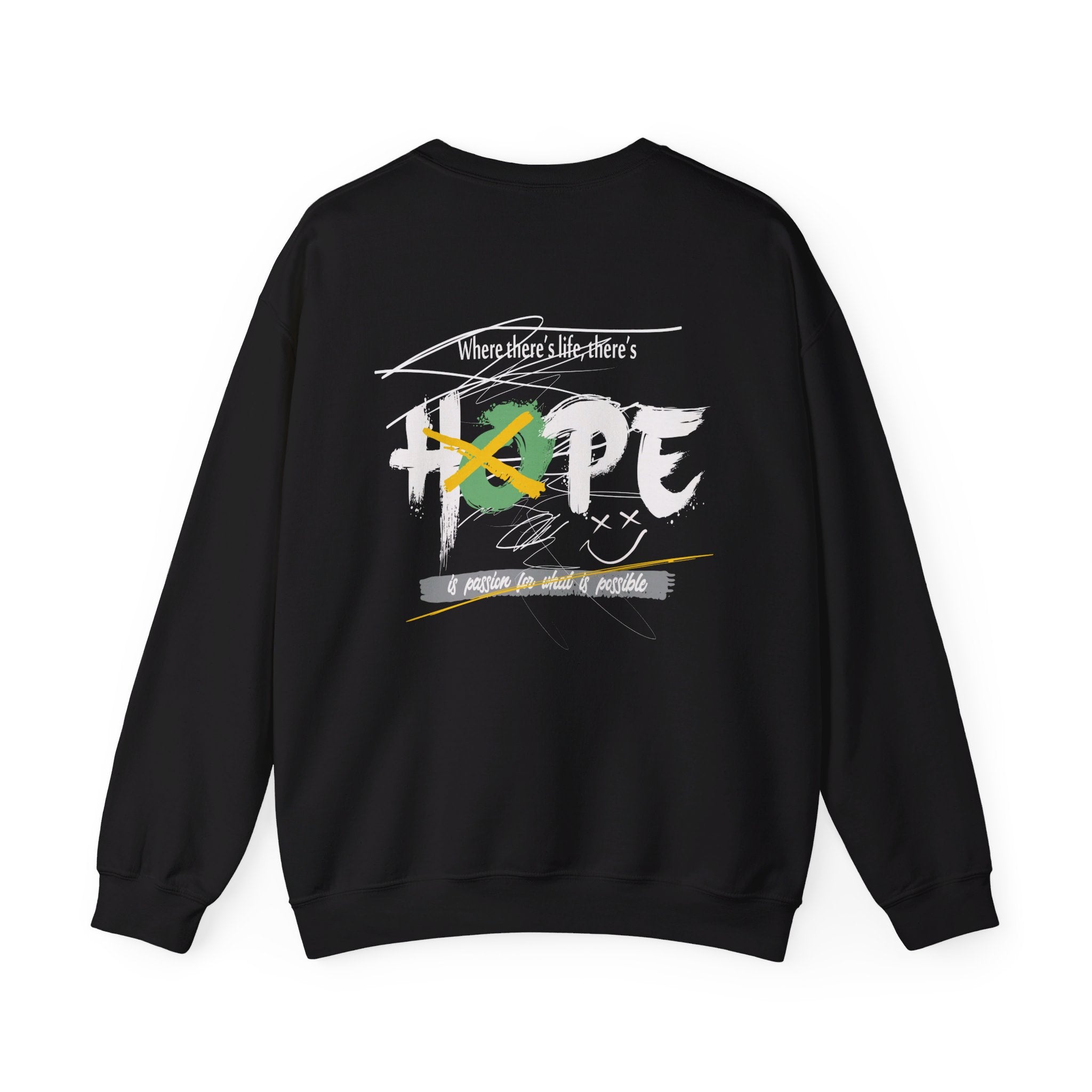 Hope X - Streetwear - Small Masterpieces - Back Design - Premium Unisex Heavy Blend™ Crewneck Sweatshirt