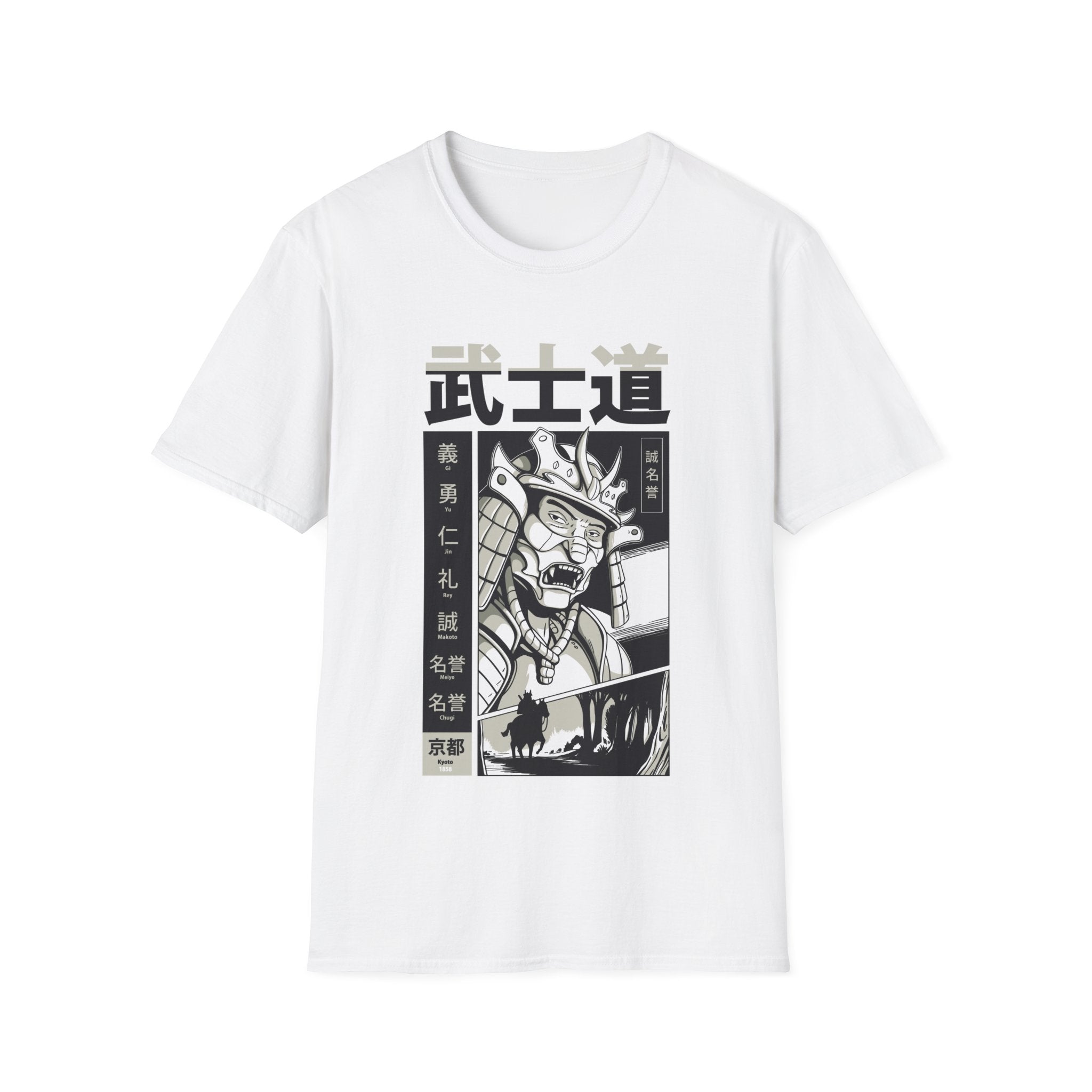 Samurai Mask - Samurai Manga - Unisex T-Shirt - Front Print