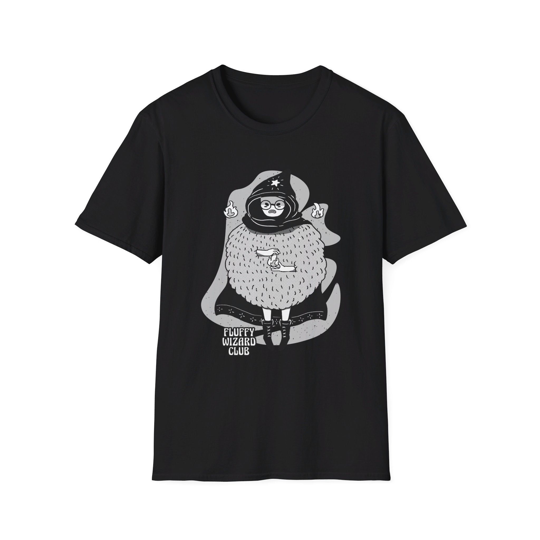 Fluffy - Wizard Club - Front Design - Premium Bio Unisex T-Shirt