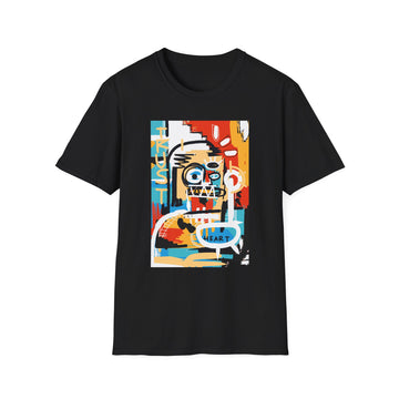 One Abstract Faces - Modern Art - Unisex T-Shirt