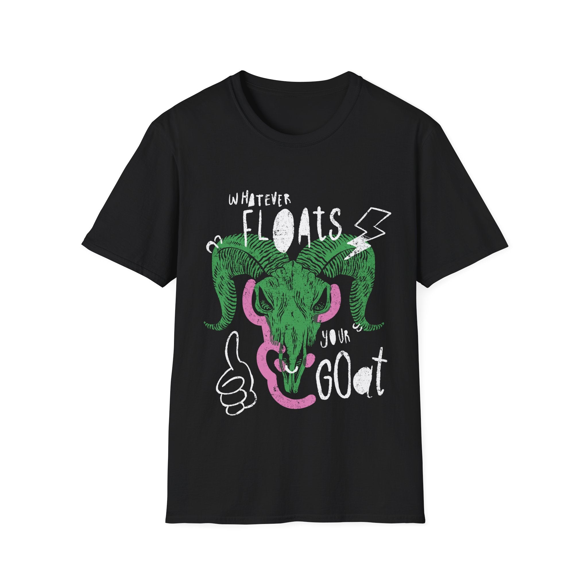 Goat Skull - Punk Animal Skulls - Unisex T-Shirt