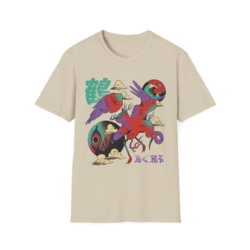 Bird - Japanese Psychedelic Animals - Unisex T-Shirt