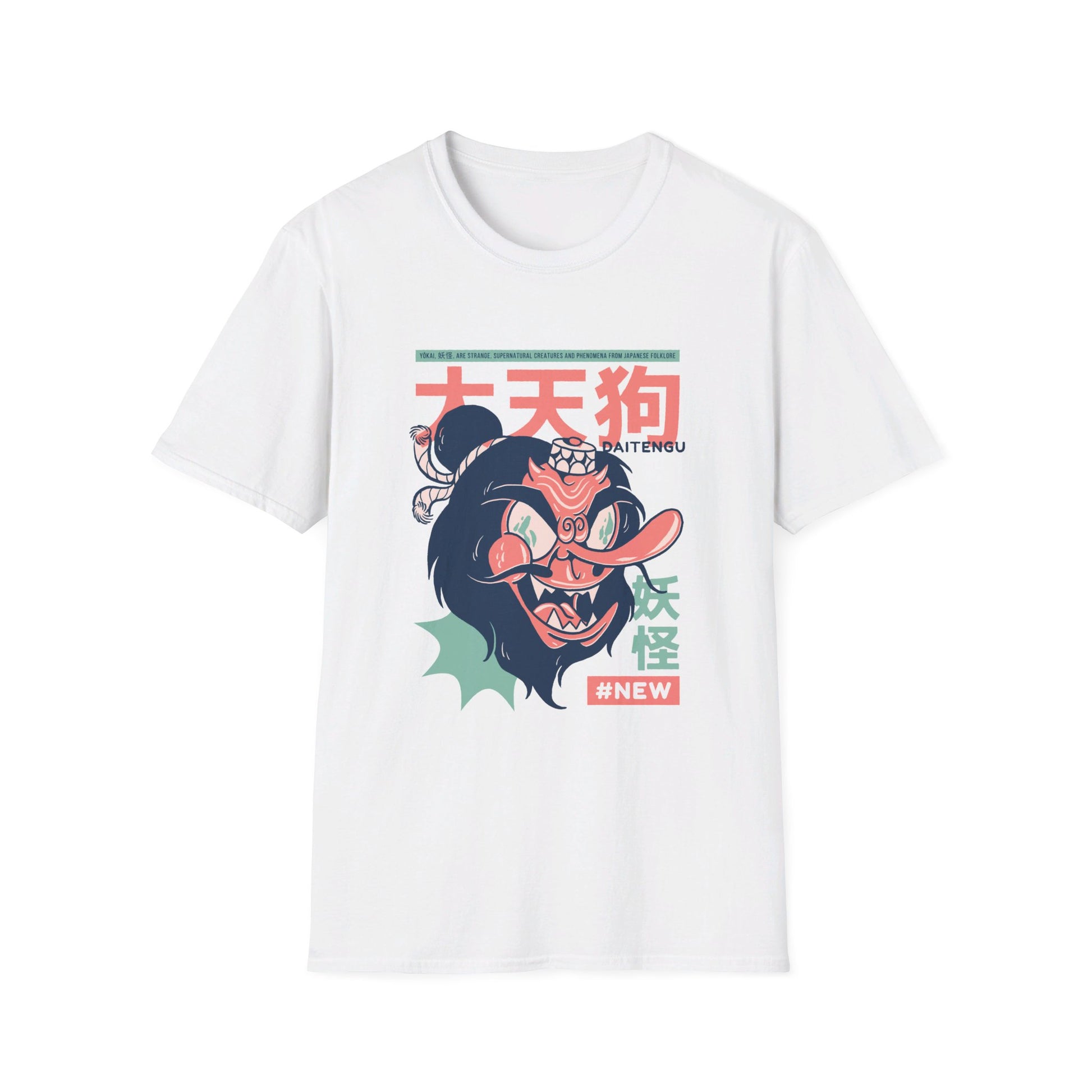 Daitengu - Japanese Yokai - Front Design - Premium Bio Unisex T-Shirt - Pure Face Streetwear