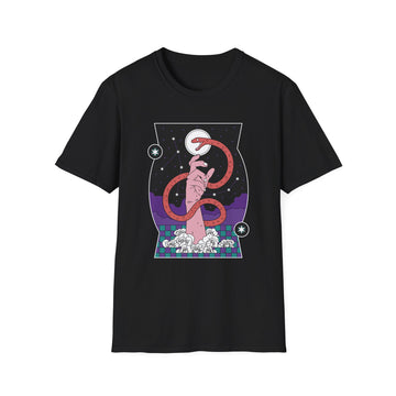 Mystic Snake and Hand - Magical Mythological - Unisex T-Shirt