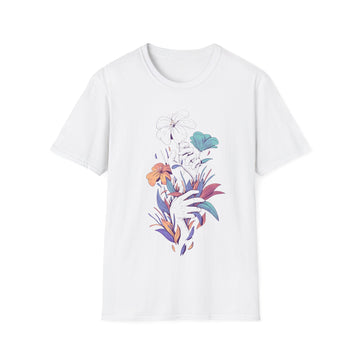 Hands with Flowers and Leaves - Floral Hands - Unisex T-Shirt