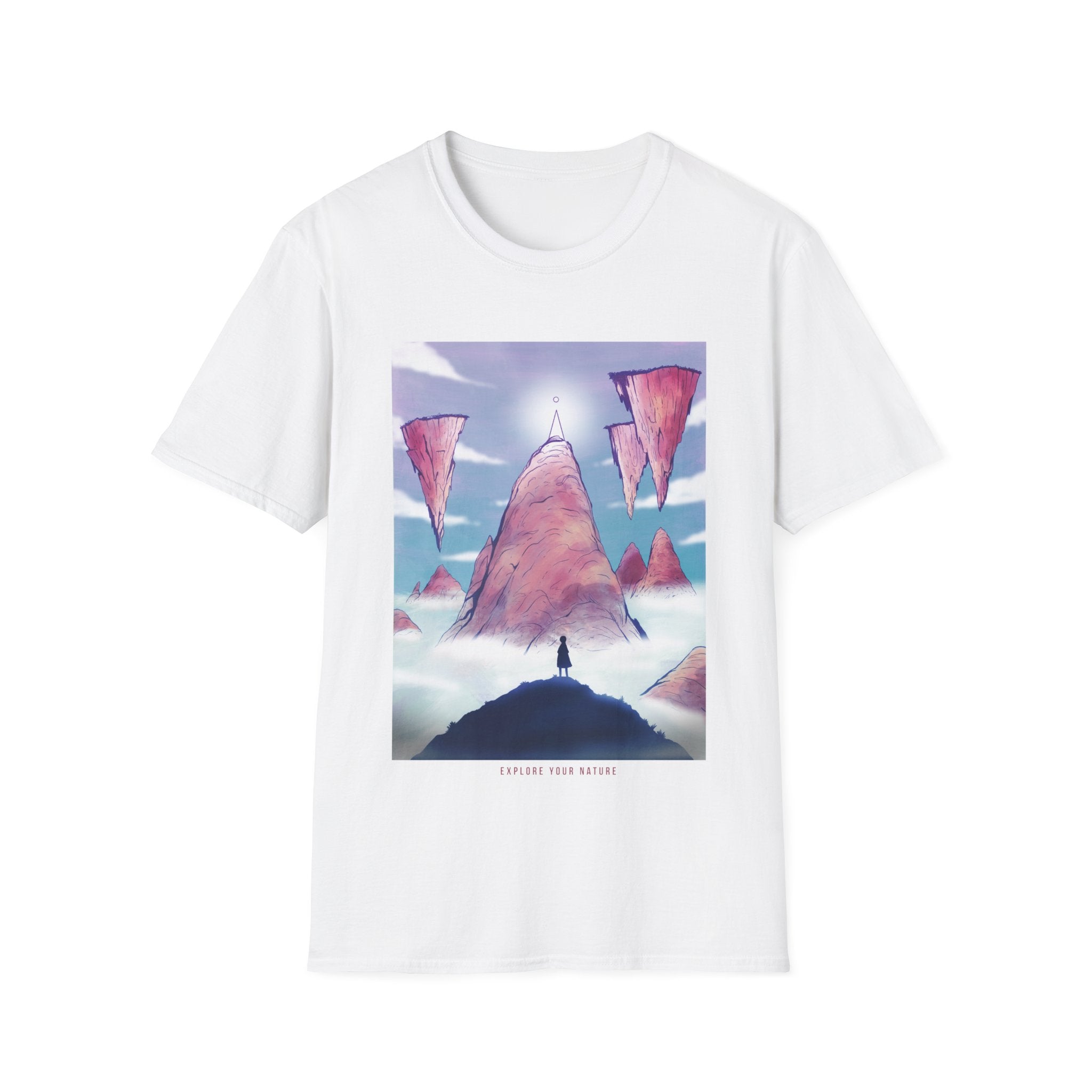 Islands in Clouds - Watercolor Fantasy - Unisex T-Shirt