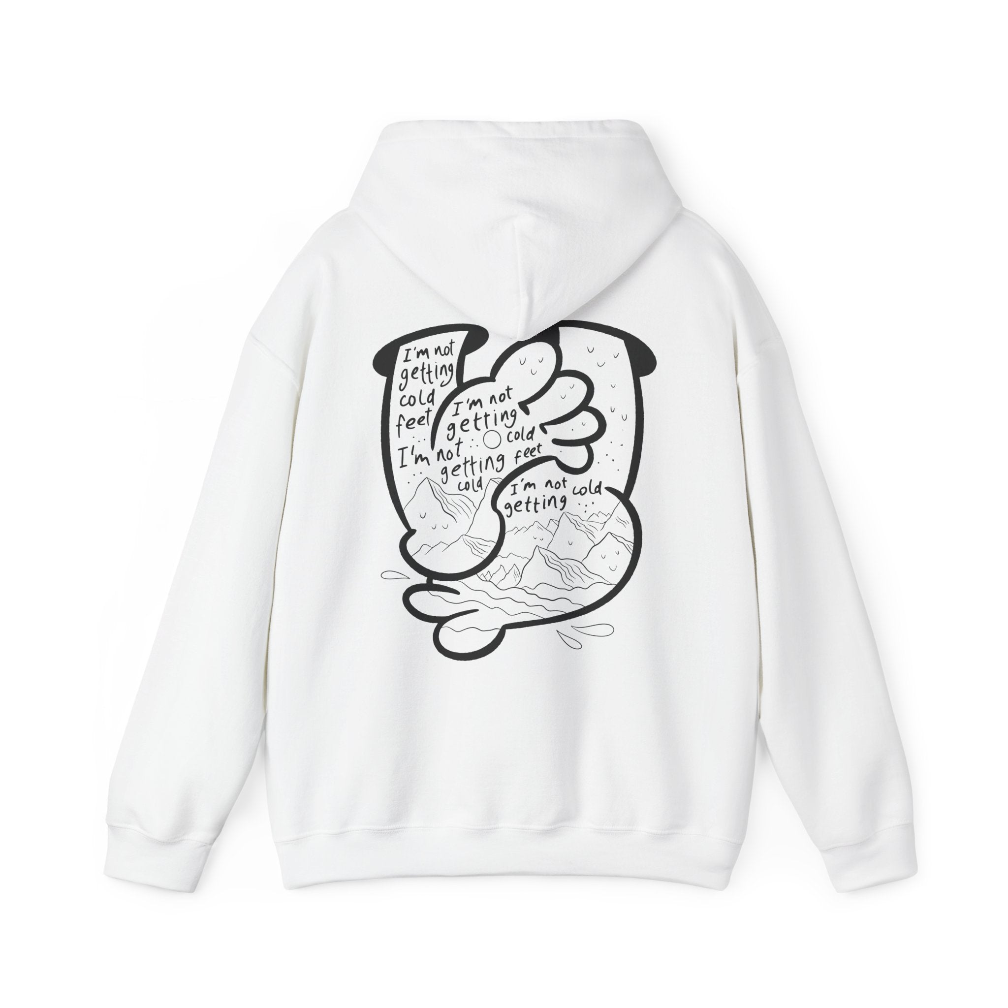 Cold Feet Fear - Doodle Fears - Unisex Hoodie