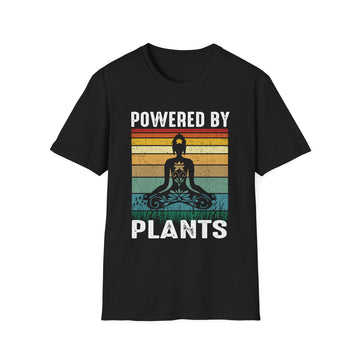 Powered by Plants - Yoga - Unisex T-Shirt