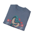 Snake - Chinese Zodiac Anime - Front Design - Premium Bio Unisex T-Shirt - Pure Face Streetwear