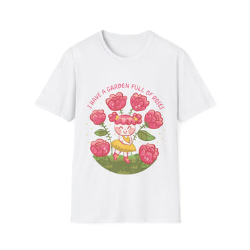 Cute Flower Girl - Floral Children - Unisex T-Shirt