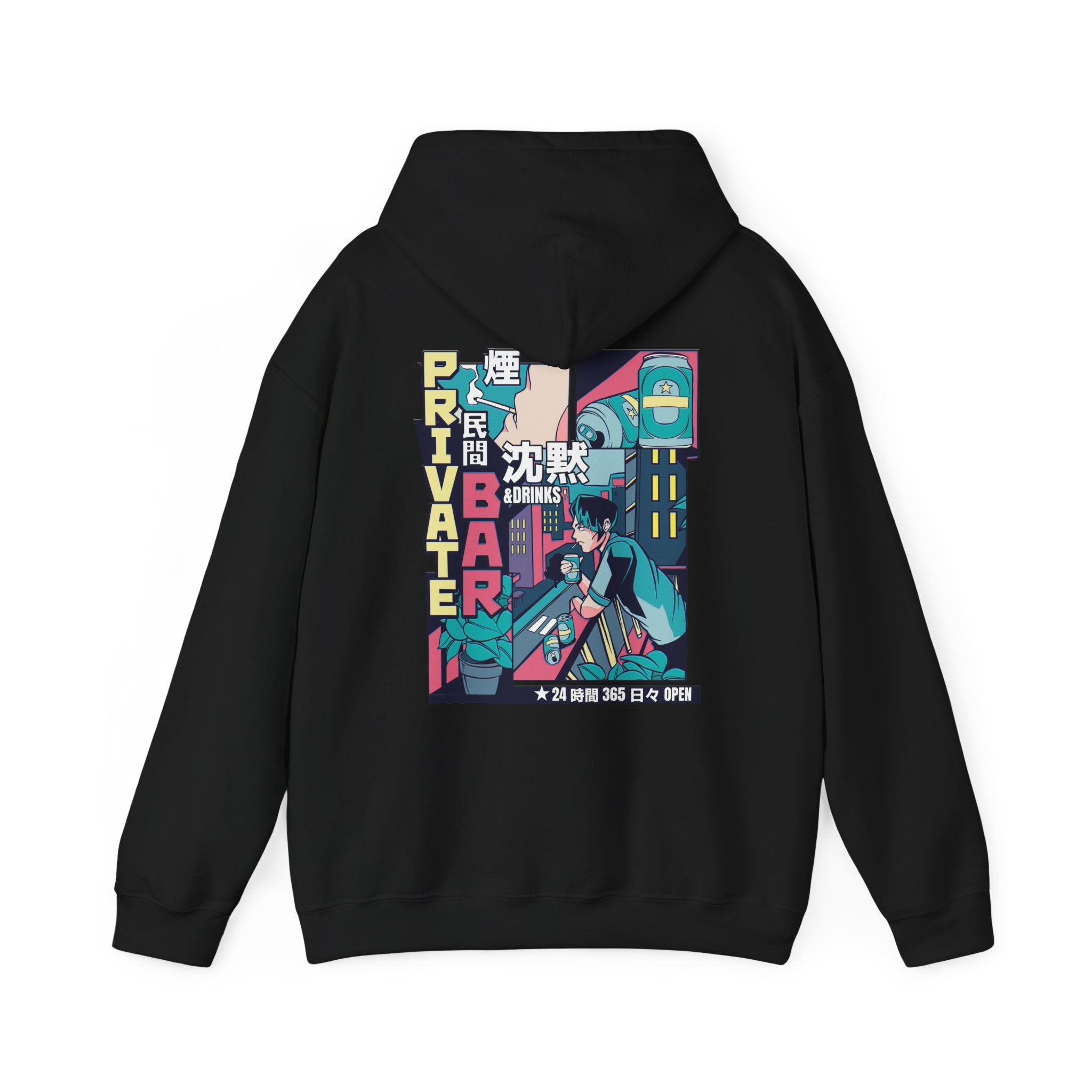 Anime Bar Vaporwave - Anime Vaporwave - Unisex Hoodie