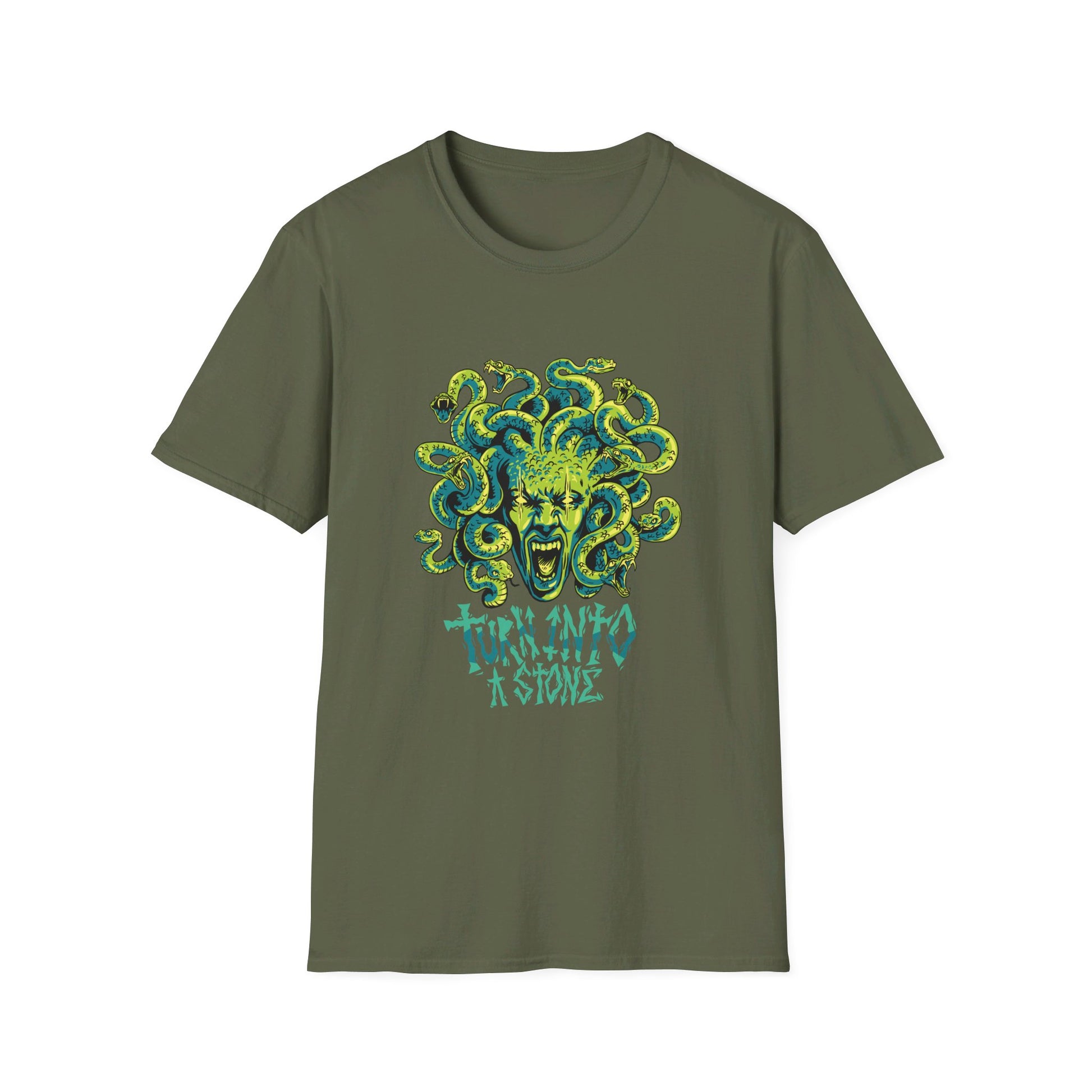 Medusa - Greek Mythology - Front Design - Premium Bio Unisex T-Shirt - Pure Face Streetwear