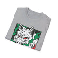 Smoking Wolf - Comic Mafia - Front Design - Premium Bio Unisex T-Shirt - Pure Face Streetwear