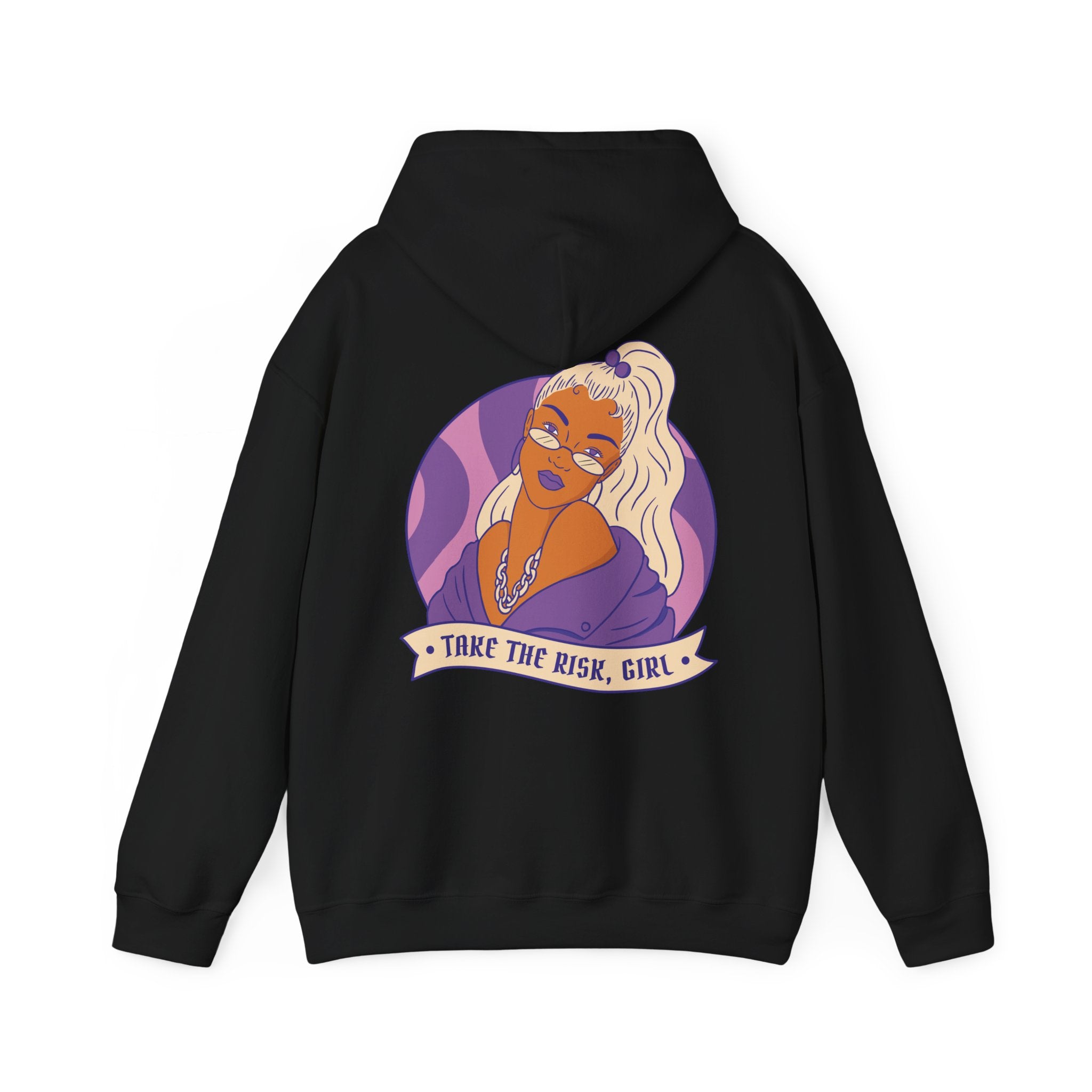 Take the Risk Girl - Strong Feminist Woman - Unisex Hoodie