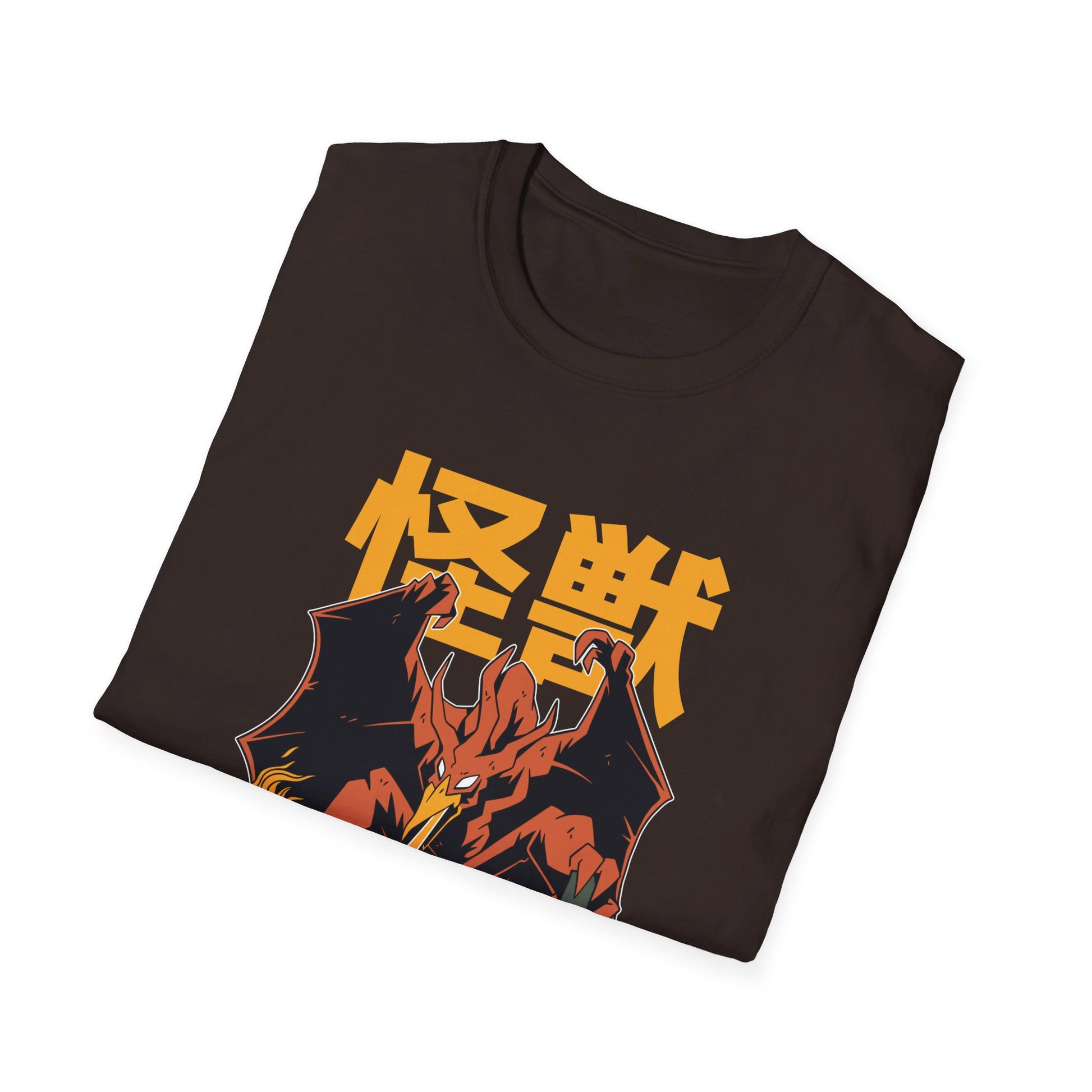 Fire Dragon - Kaiju Monster - Front Design - Premium Bio Unisex T-Shirt - Pure Face Streetwear