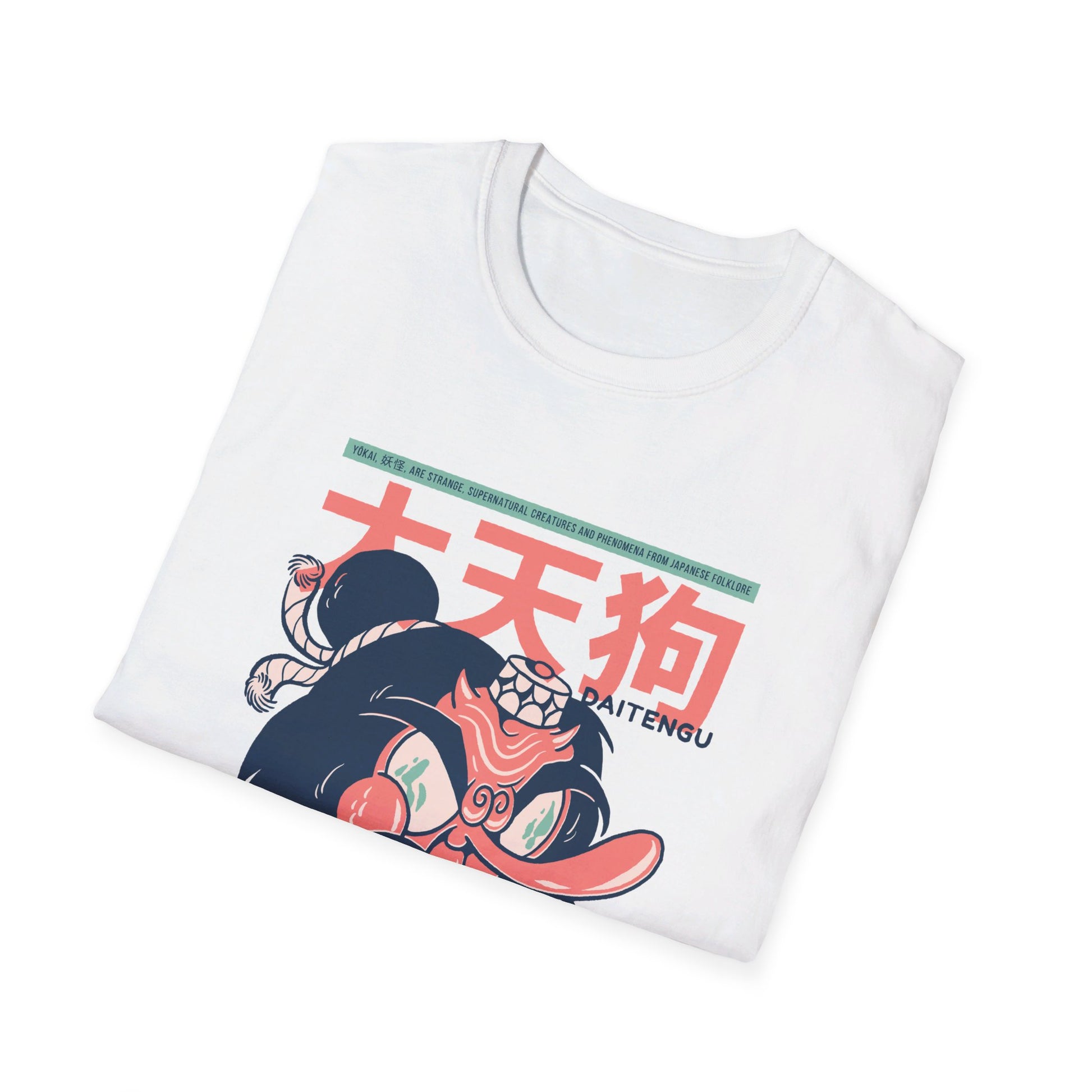 Daitengu - Japanese Yokai - Front Design - Premium Bio Unisex T-Shirt - Pure Face Streetwear