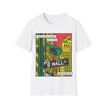 Wall Street - Comic Mafia - Unisex T-Shirt - Front Print