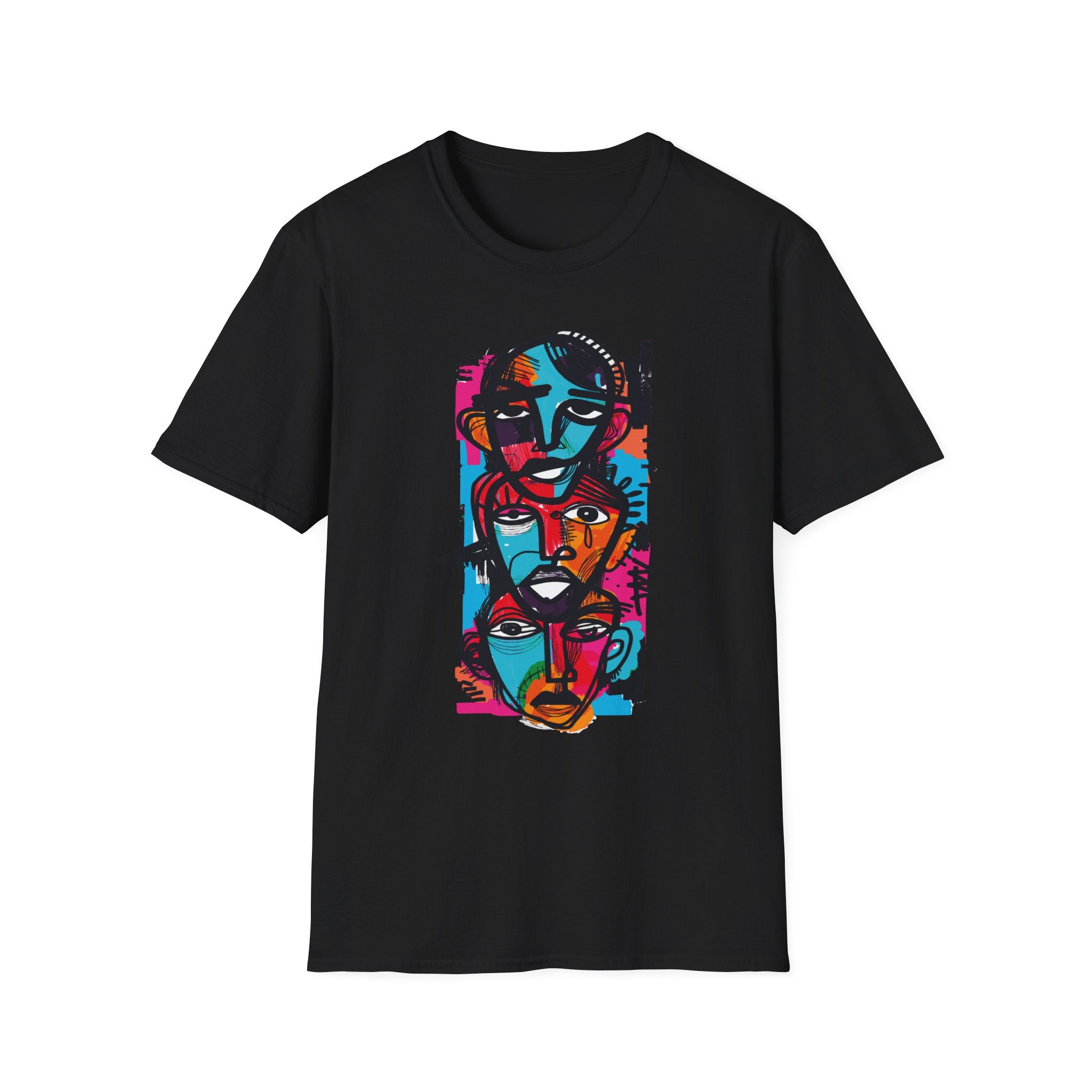 Three Faces - Modern Art - Unisex T-Shirt