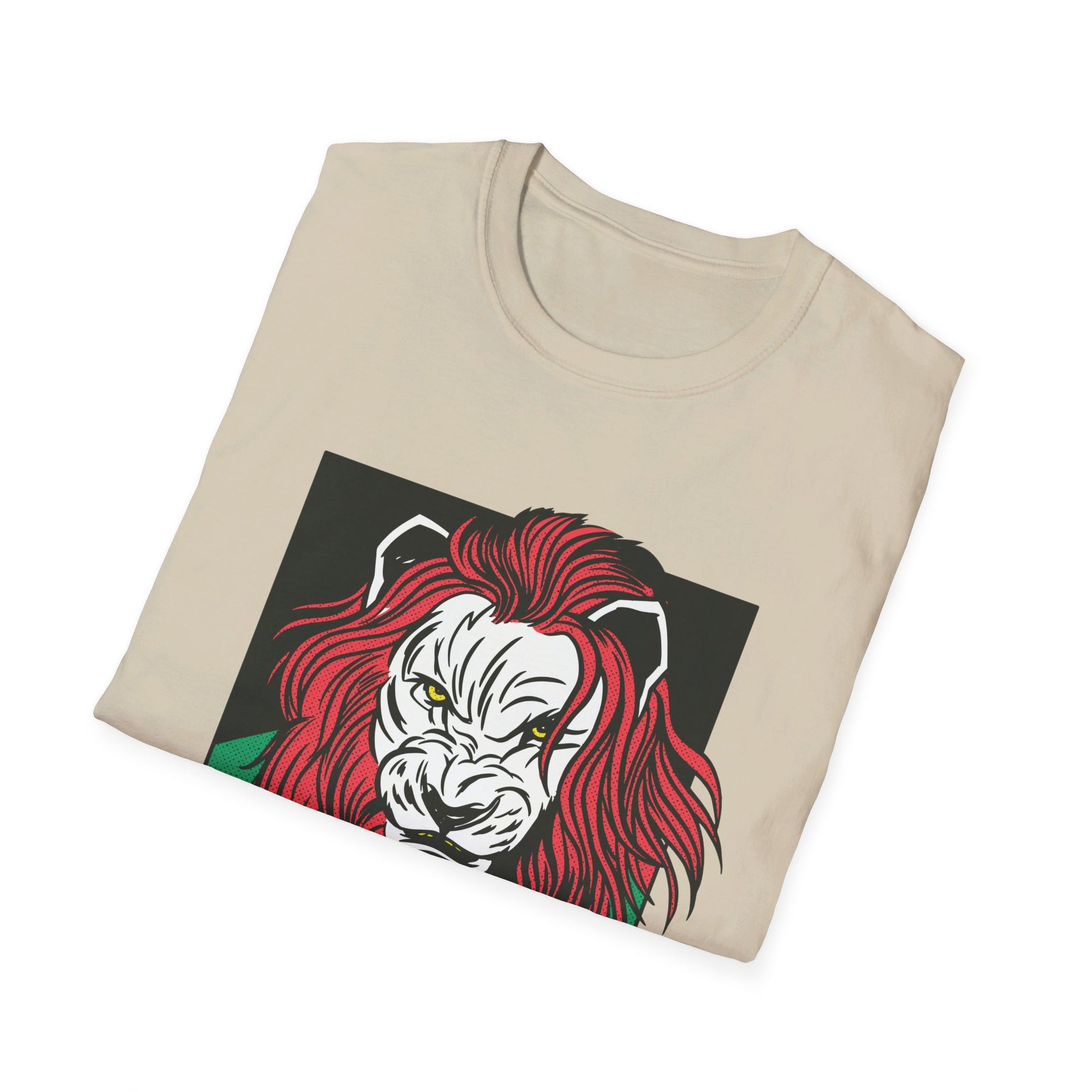 Lion Gangster - Comic Mafia - Front Design - Premium Bio Unisex T-Shirt - Pure Face Streetwear