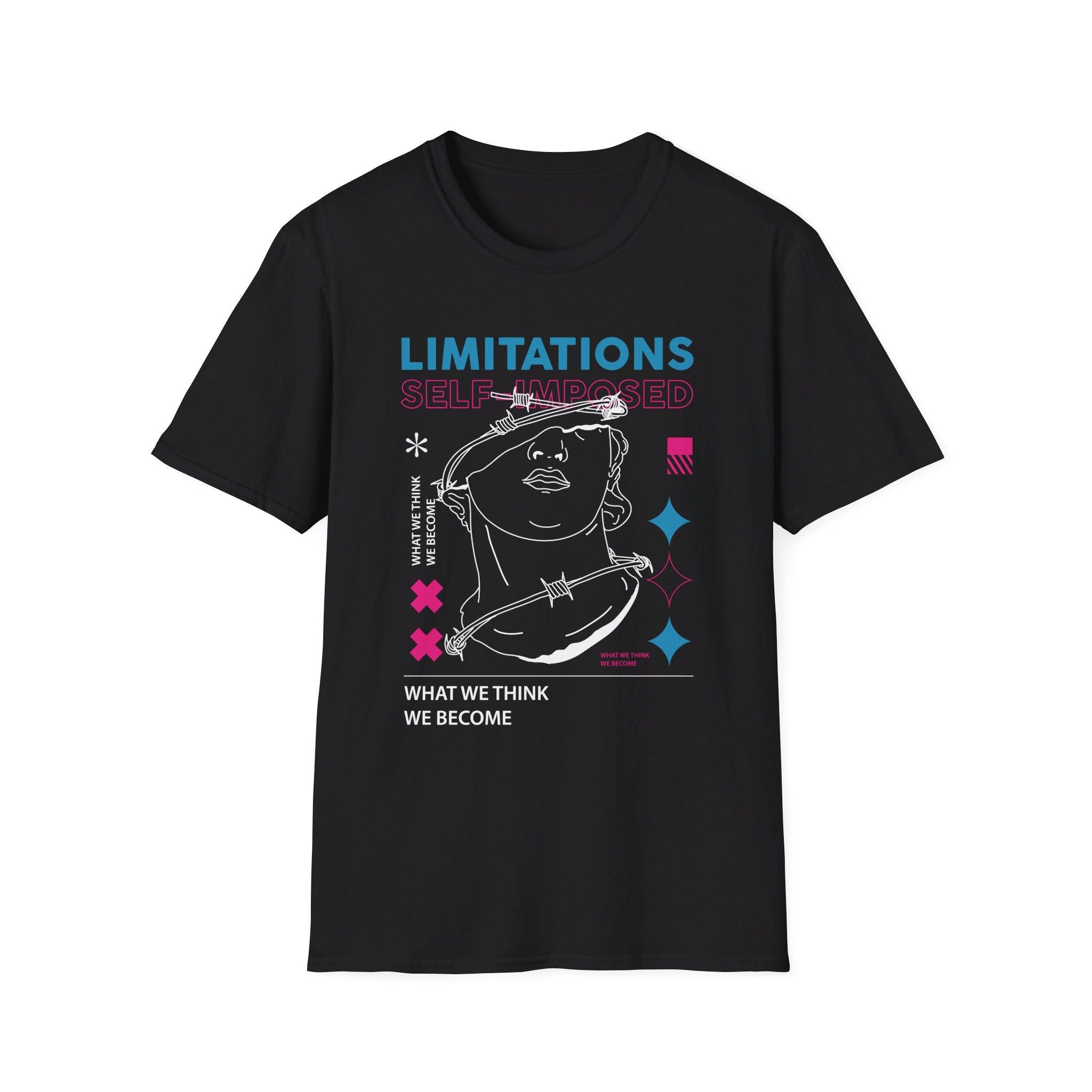 Limitations Self-Imposed - Streetwear - Gods Way - Front Design - Premium Bio Unisex T-Shirt