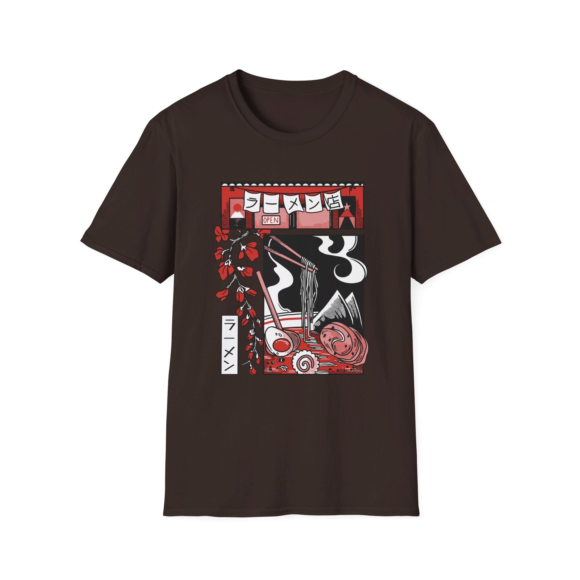 Japanese Ramen Food - Slice Of Life - Front Design - Premium Bio Unisex T-Shirt - Pure Face Streetwear