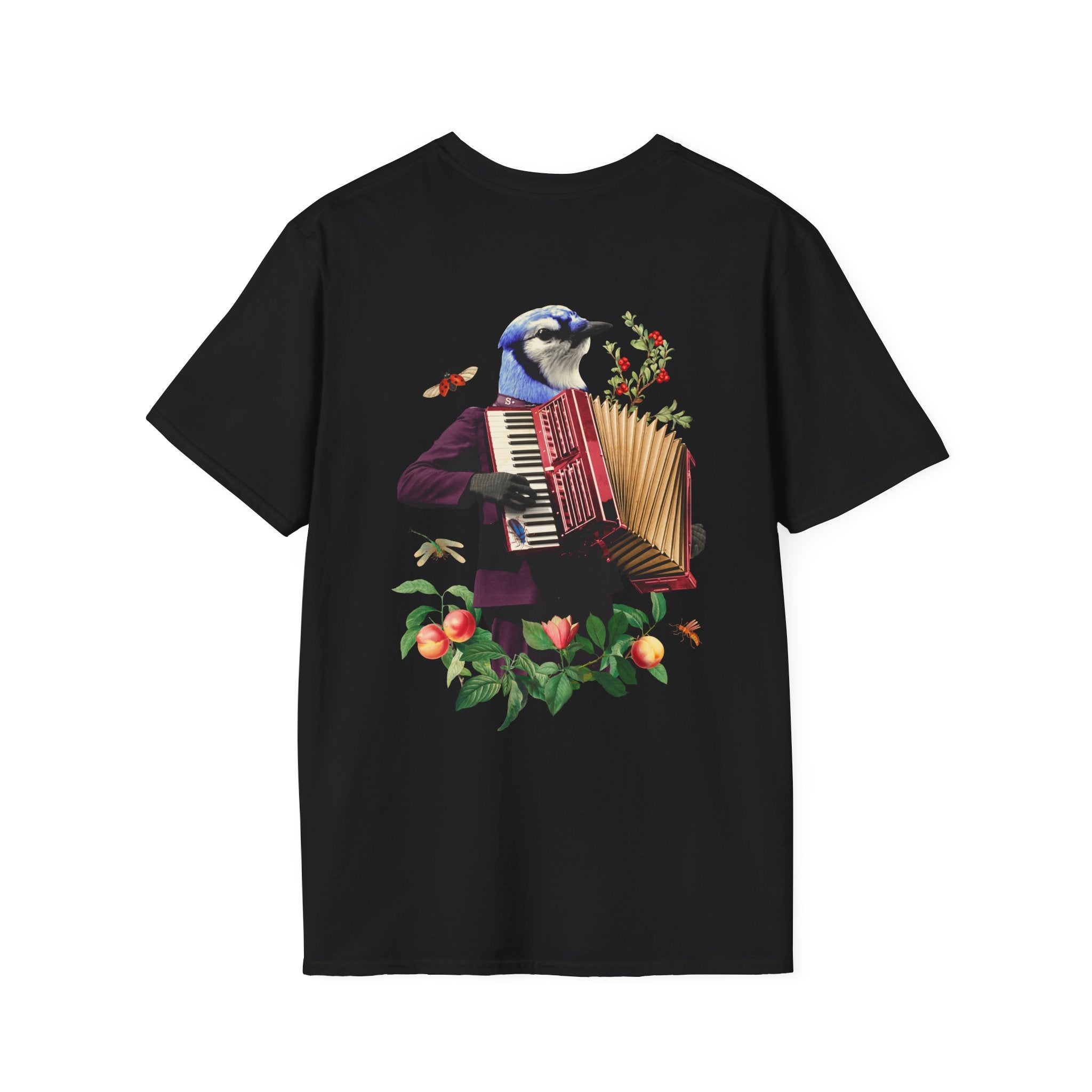 Bird - Animal Human - Unisex T-Shirt - Back Print