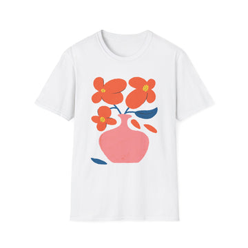 Lovely blooming Flowers in a Vase - Blooming Flowers - Unisex T-Shirt