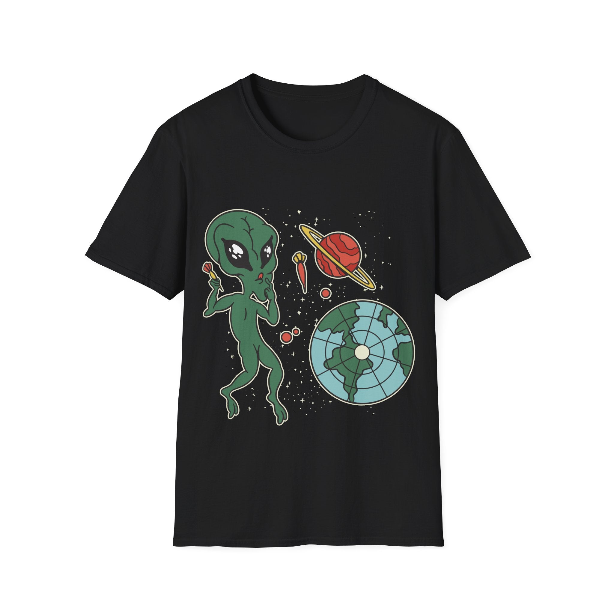 Alien Dart Game - Alien Hobby Activities - Unisex T-Shirt