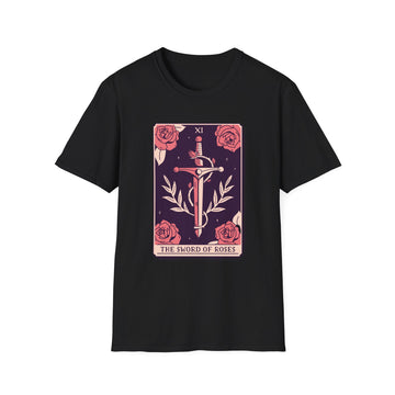 The Sword of Roses - Magical Tarot Card - Unisex T-Shirt