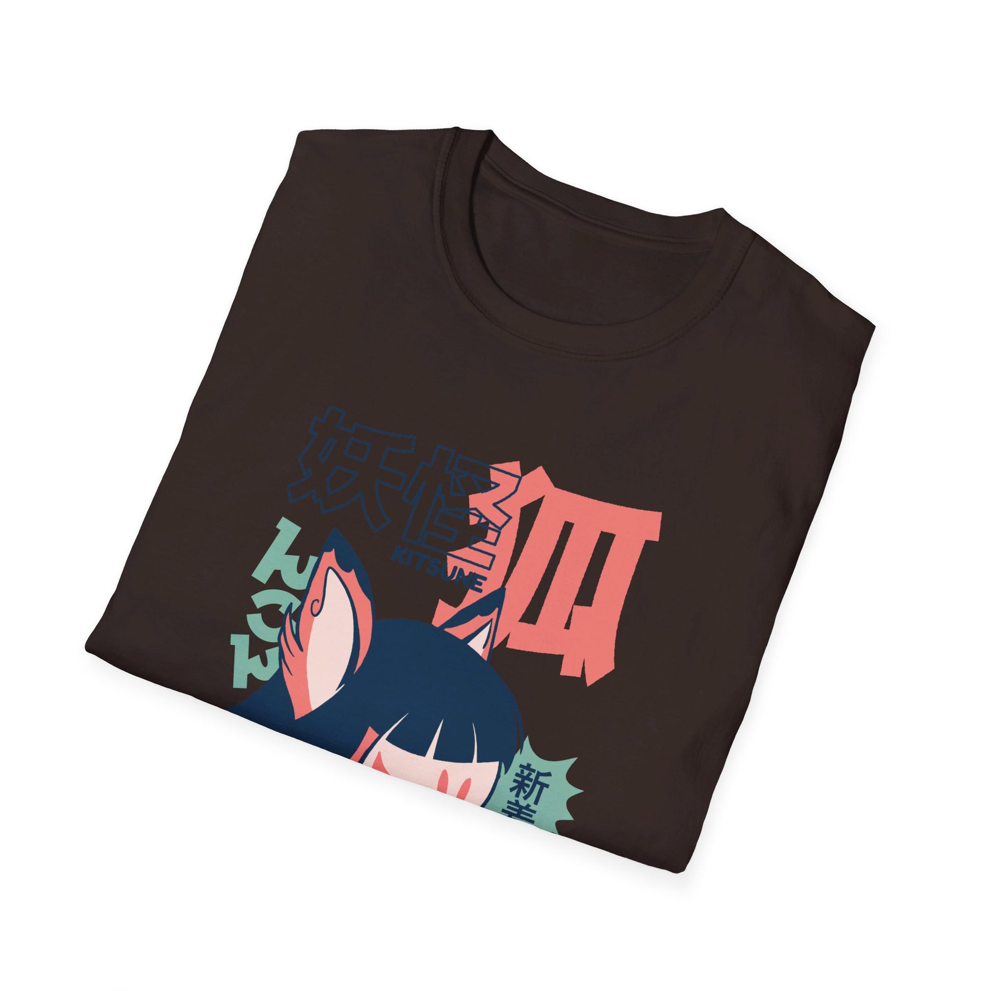 Kitsune - Japanese Yokai - Front Design - Premium Bio Unisex T-Shirt - Pure Face Streetwear