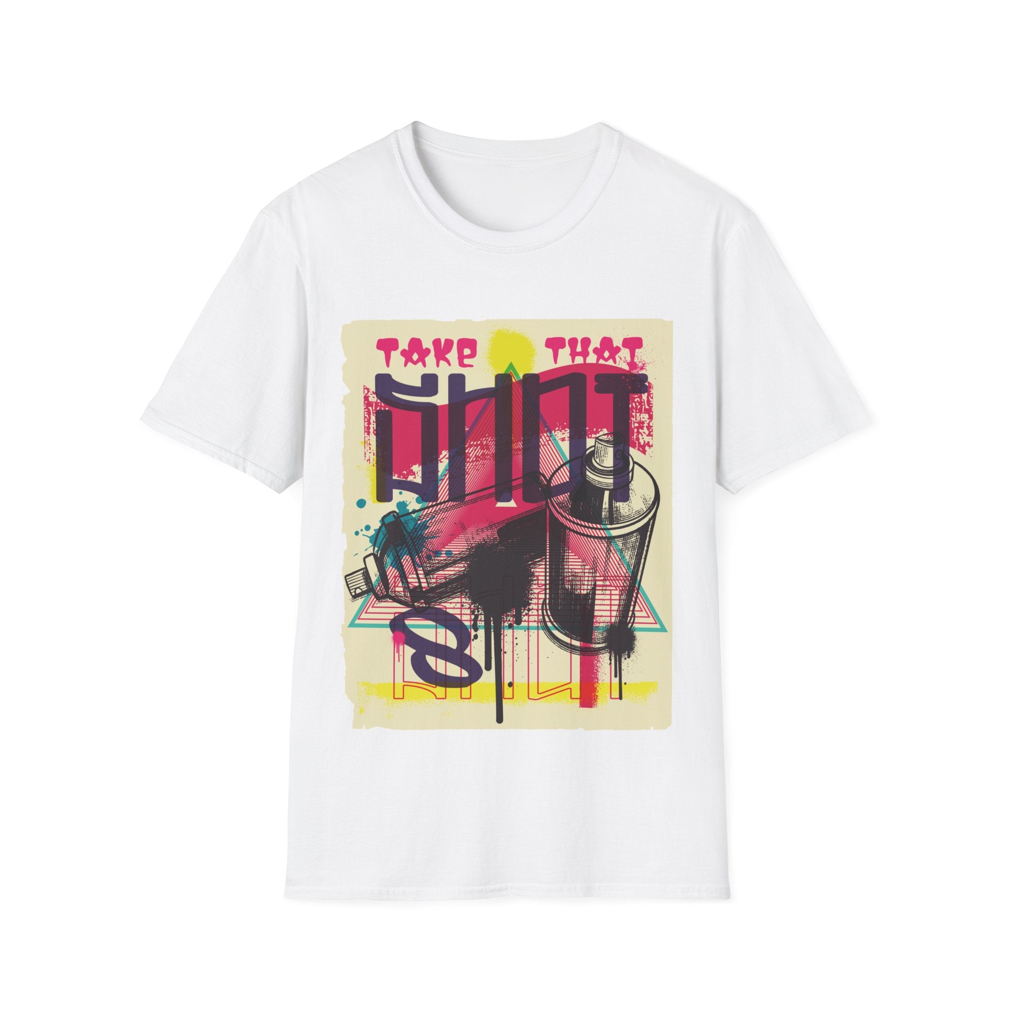 Spray Paint - Urban Graffiti - Unisex T-Shirt - Front Print