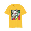 Smoking Wolf - Comic Mafia - Front Design - Premium Bio Unisex T-Shirt - Pure Face Streetwear