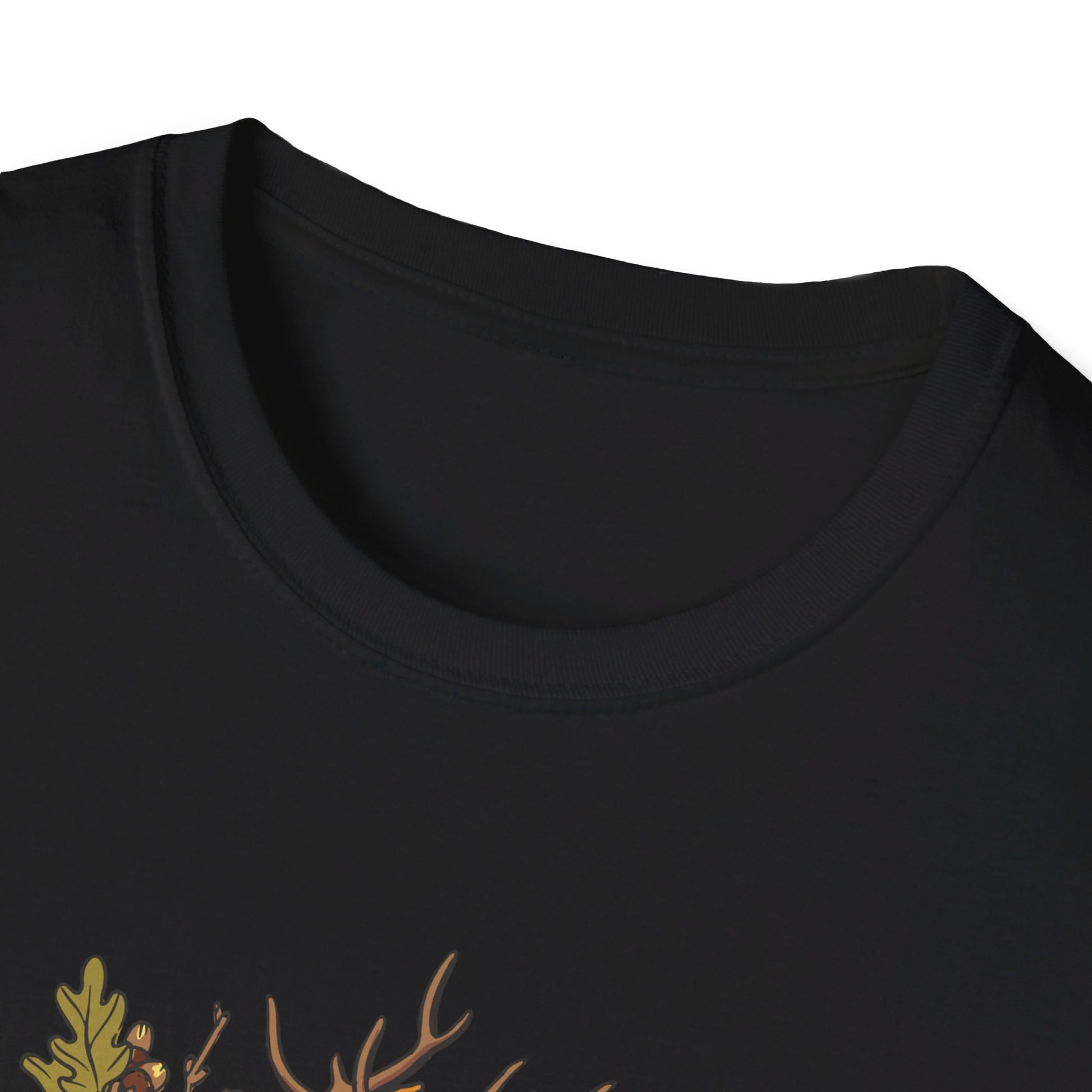 Deer Oak - Animals In Nature - Front Design - Premium Bio Unisex T-Shirt - Pure Face Streetwear