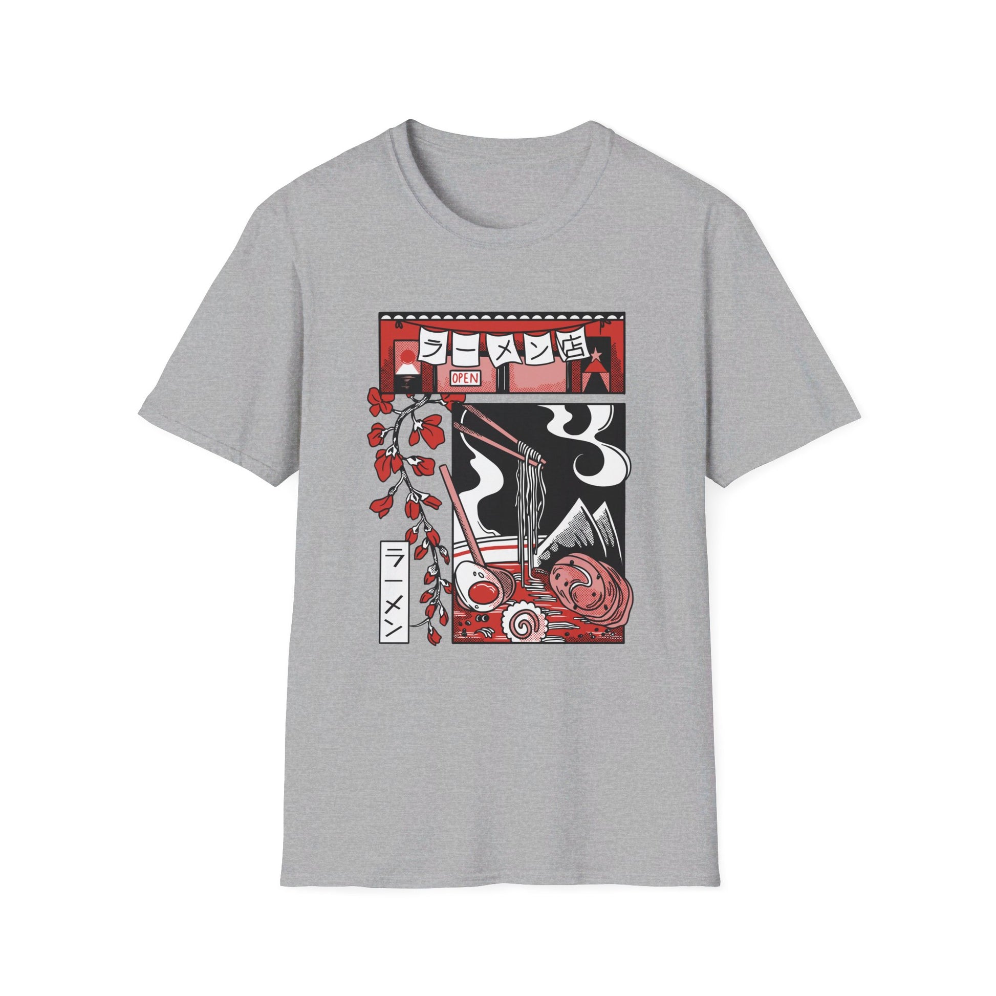 Japanese Ramen Food - Slice Of Life - Front Design - Premium Bio Unisex T-Shirt - Pure Face Streetwear