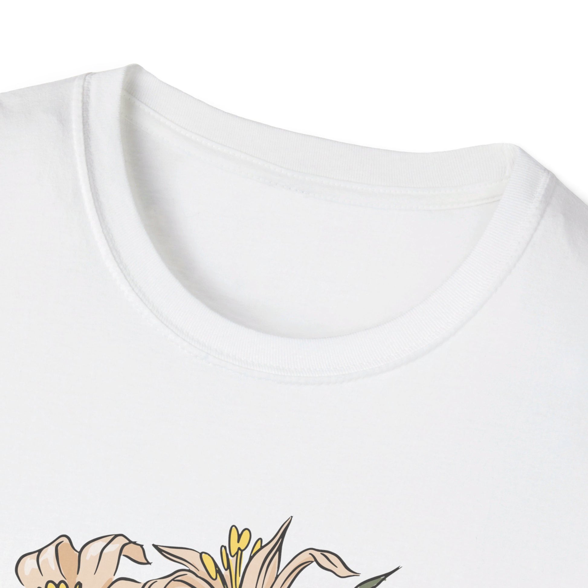 Frog Lilies - Animals In Nature - Front Design - Premium Bio Unisex T-Shirt - Pure Face Streetwear