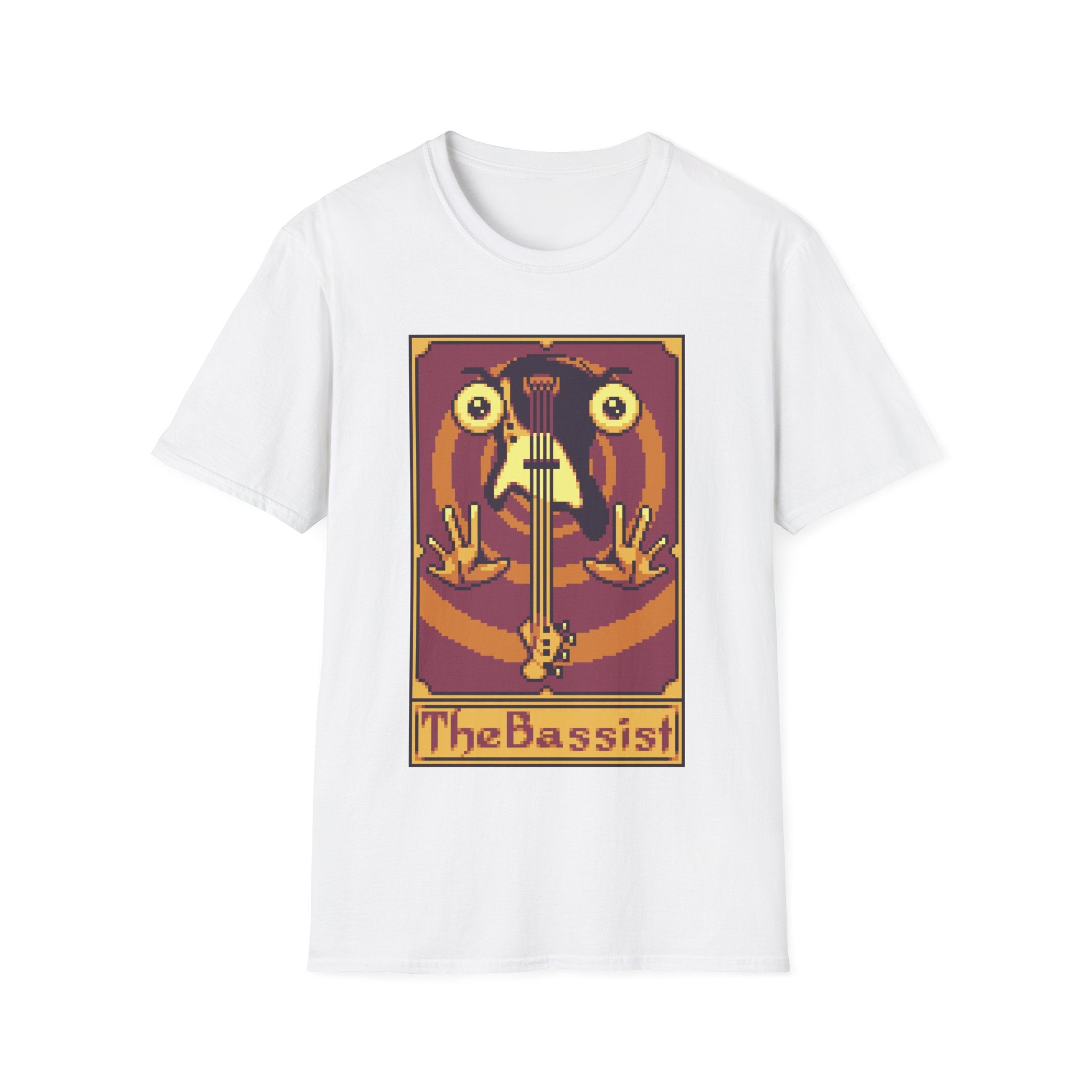 The Bassist - Pixel Tarot 8 bit - Unisex T-Shirt