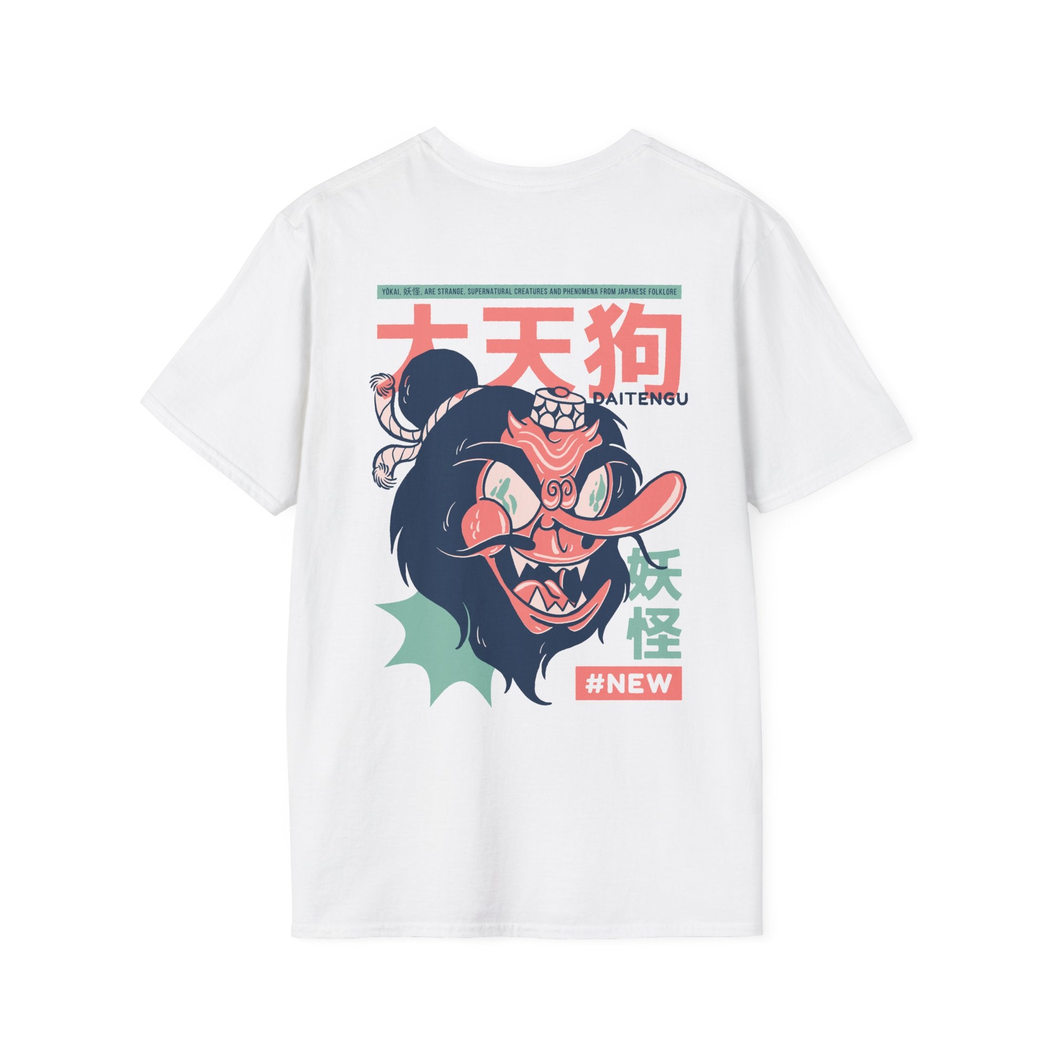 Daitengu - Japanese Yokai - Unisex T-Shirt - Back Print