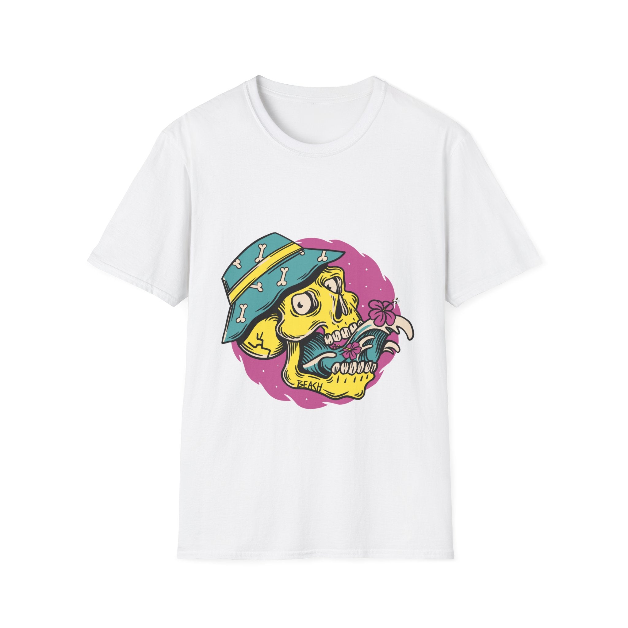 Cartoon Summer Skull - Summer Skulls - Unisex T-Shirt