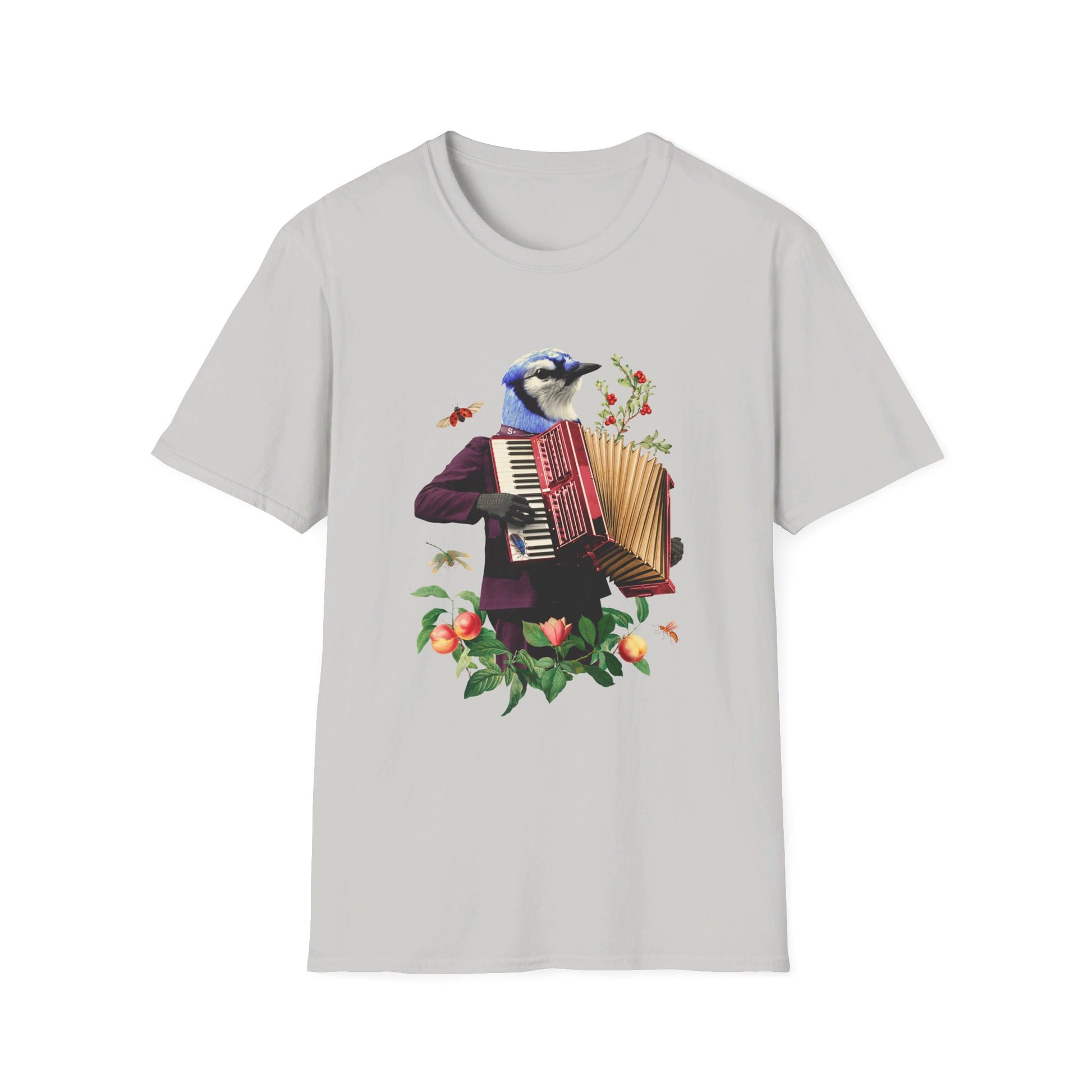 Bird - Animal Human - Front Design - Premium Bio Unisex T-Shirt - Pure Face Streetwear