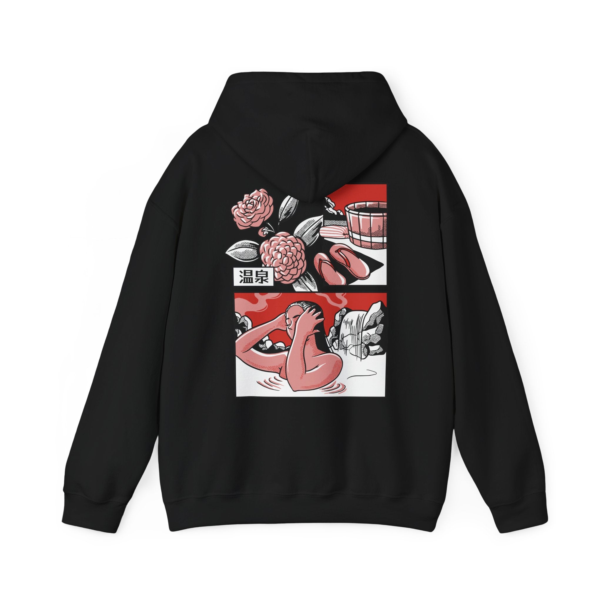 Japanese Bath Woman - Slice Of Life - Unisex Hoodie