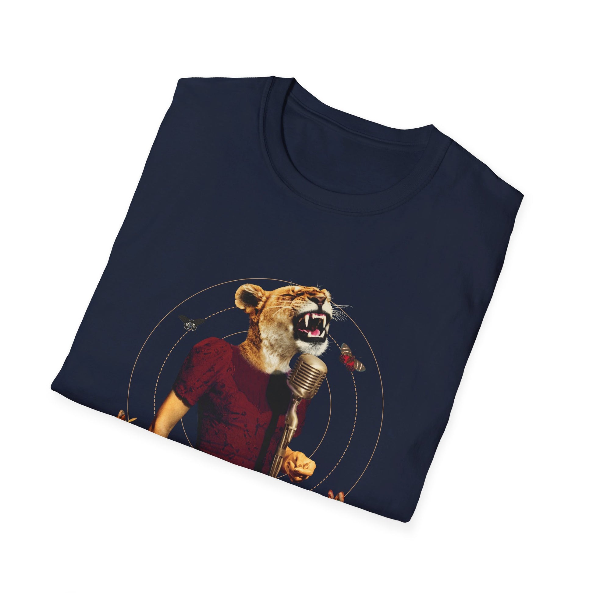 Lioness - Animal Human - Front Design - Premium Bio Unisex T-Shirt - Pure Face Streetwear