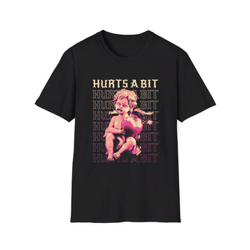 Hurts a Bit - Streetwear - Gods Way - Front Design - Premium Bio Unisex T-Shirt