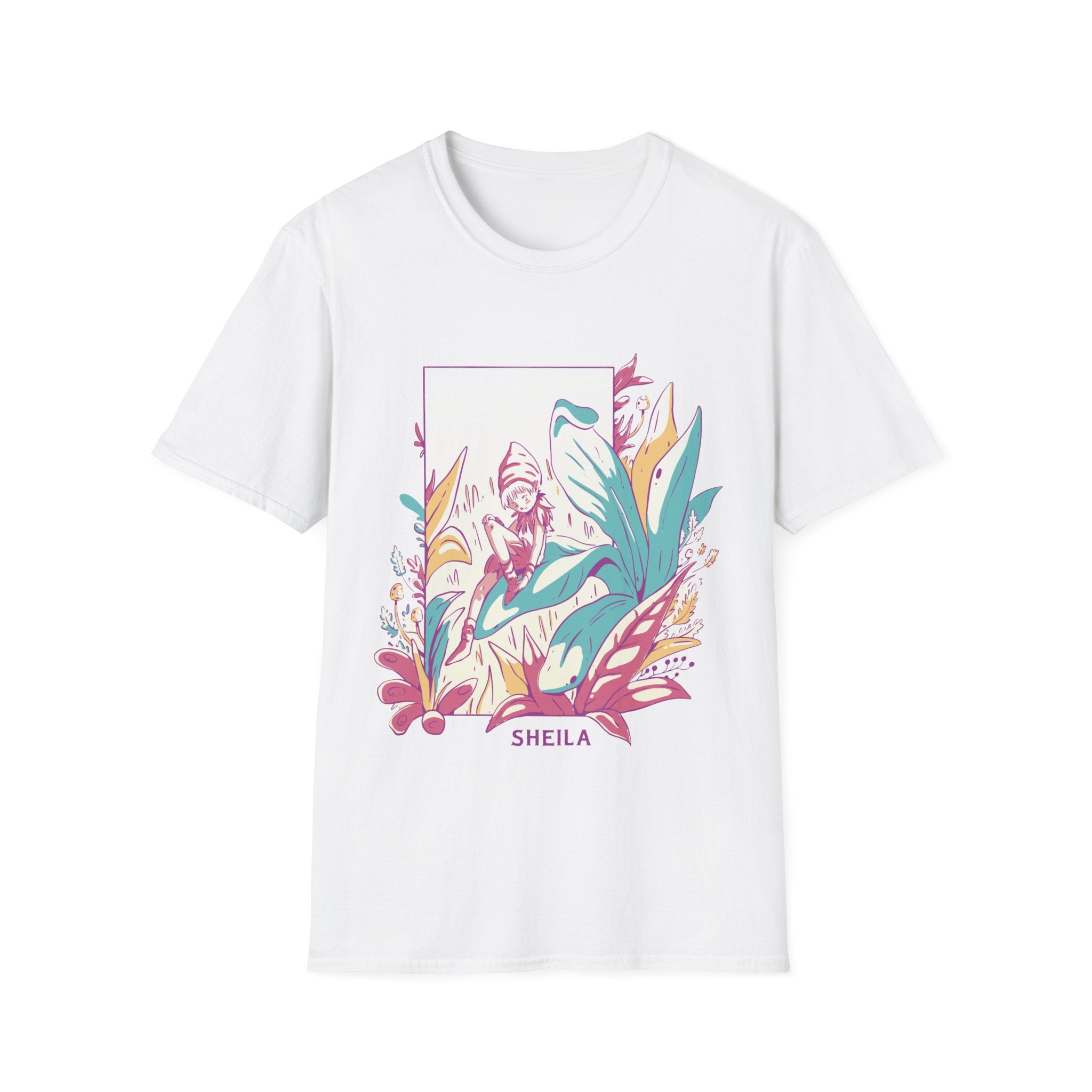 Sheila - Flowers with Fairies - Unisex T-Shirt