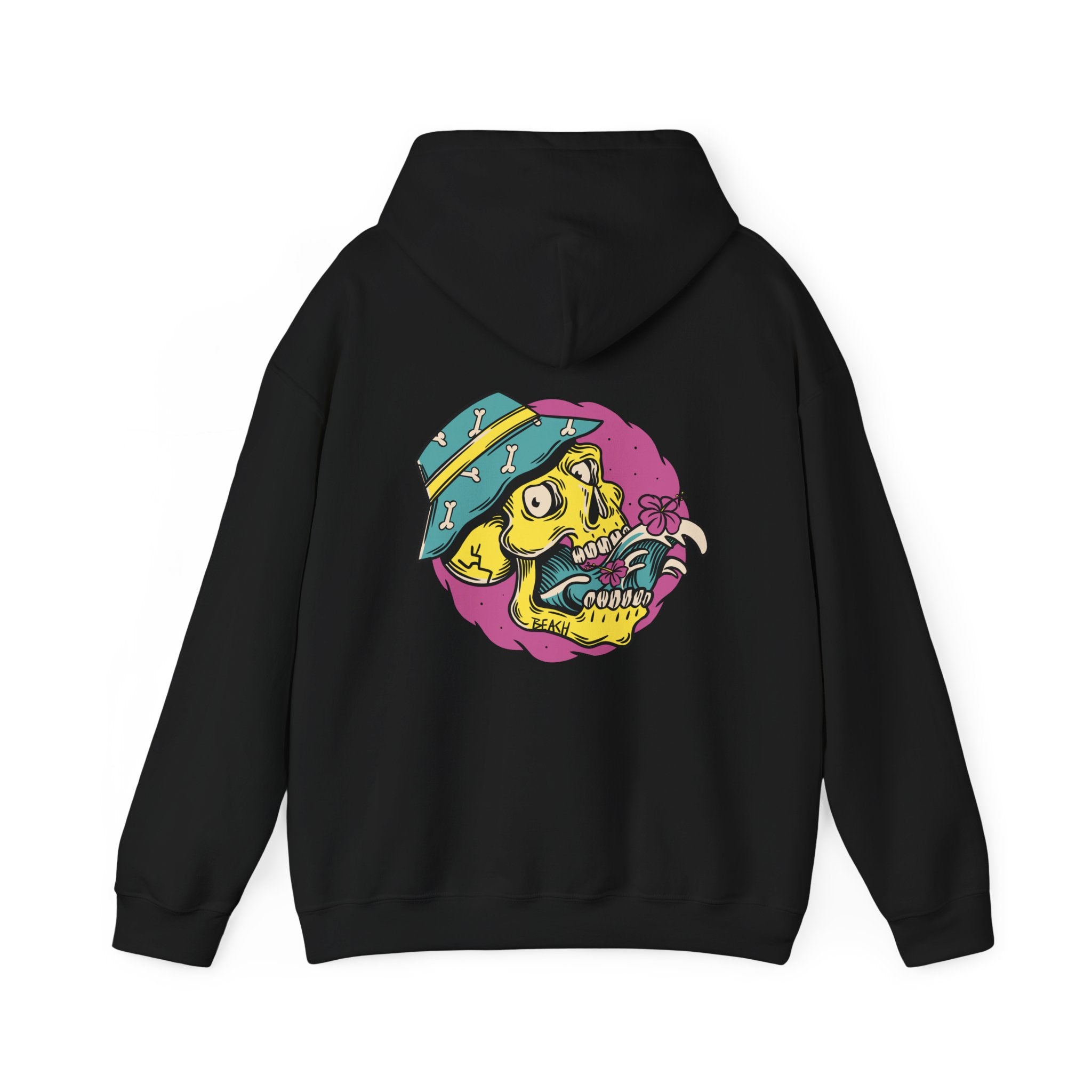 Cartoon Summer Skull - Summer Skulls - Unisex Hoodie