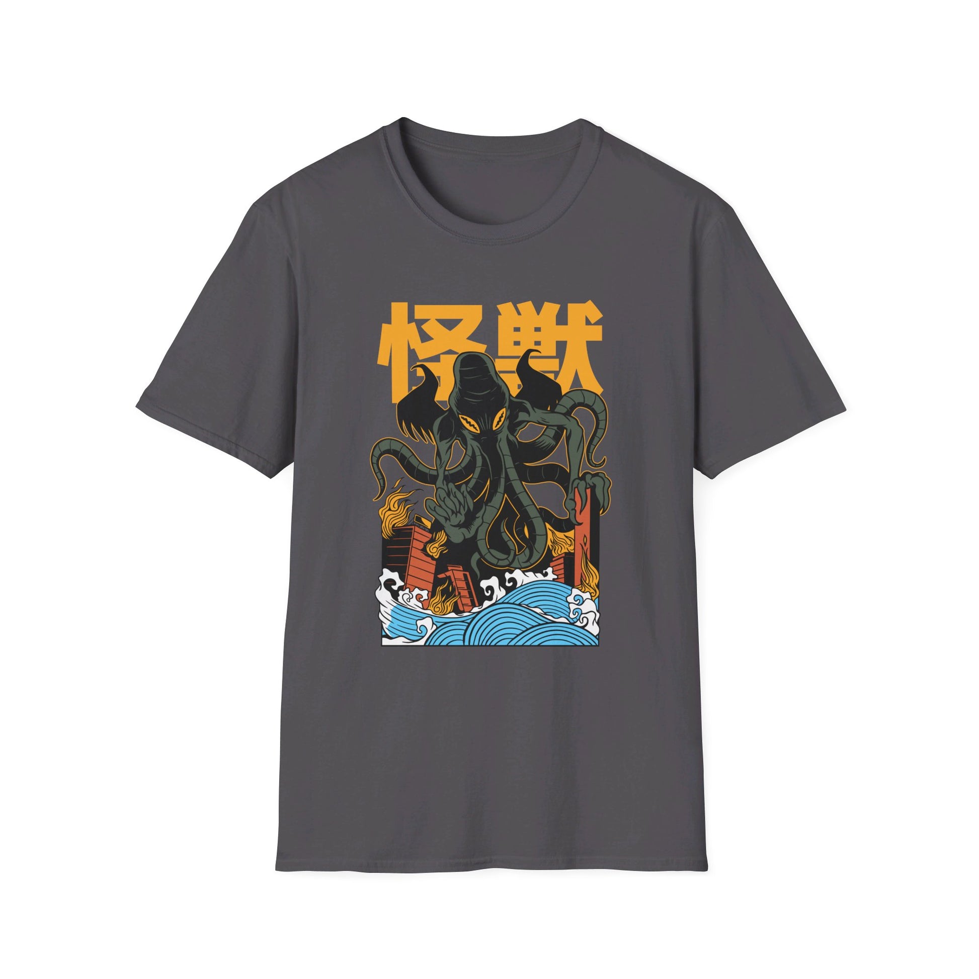 Cthulhu - Kaiju Monster - Front Design - Premium Bio Unisex T-Shirt - Pure Face Streetwear