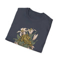 Frog Lilies - Animals In Nature - Front Design - Premium Bio Unisex T-Shirt - Pure Face Streetwear